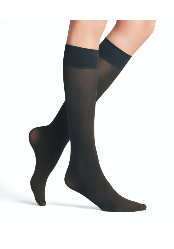 FALKE Pure Matt 50 DEN dames kniekousen, antraciet grijs (graphite) FALKE Pure Matt 50 DEN dames kniekousen, antraciet grijs (graphite)