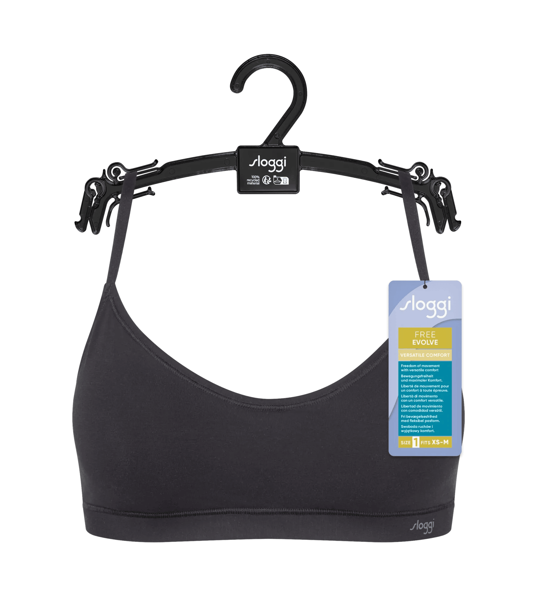 Sloggi Women FREE Evolve P, bralette, zwart