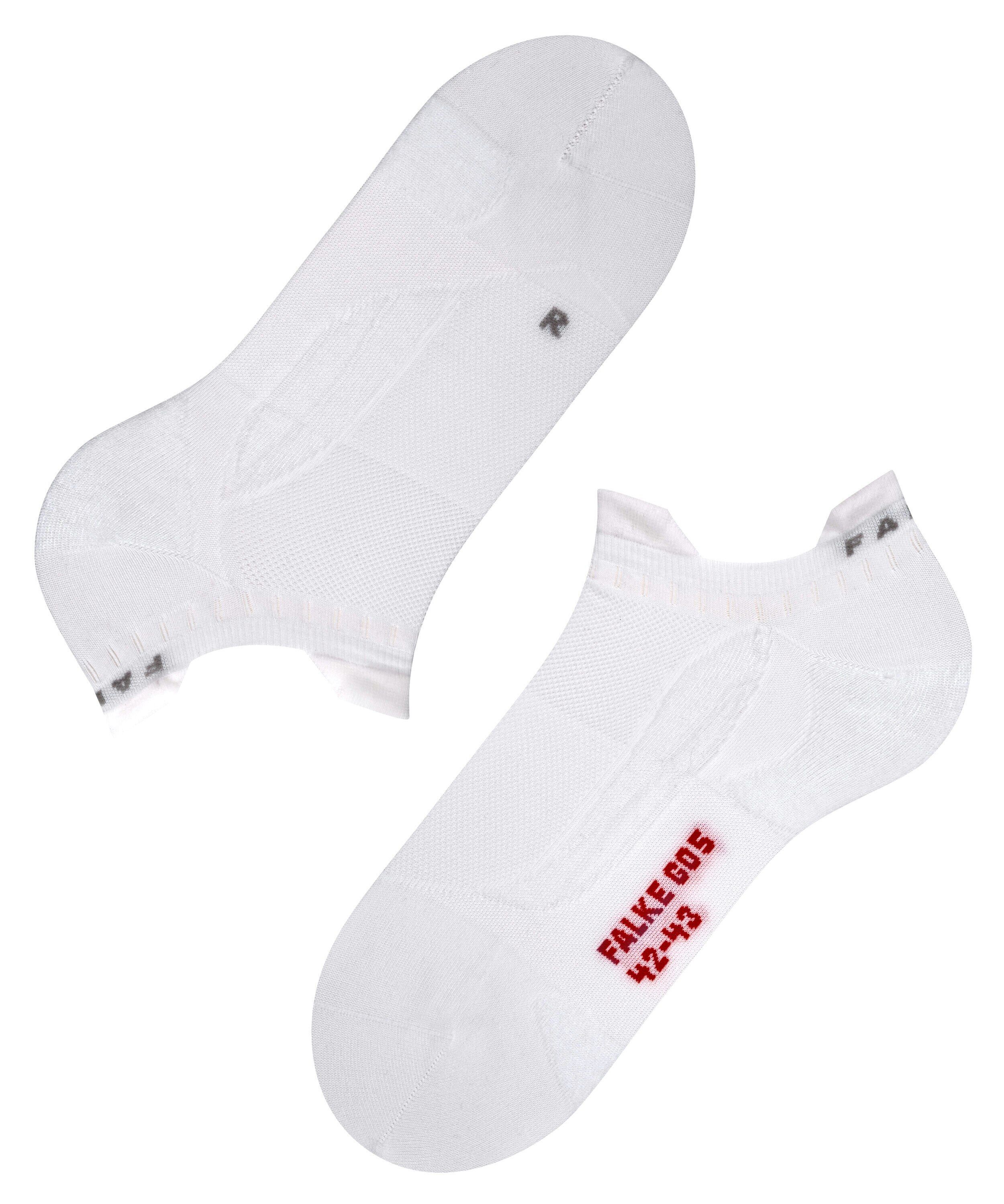 FALKE GO5 Invisible heren Golf kousenvoetjes, wit (white)