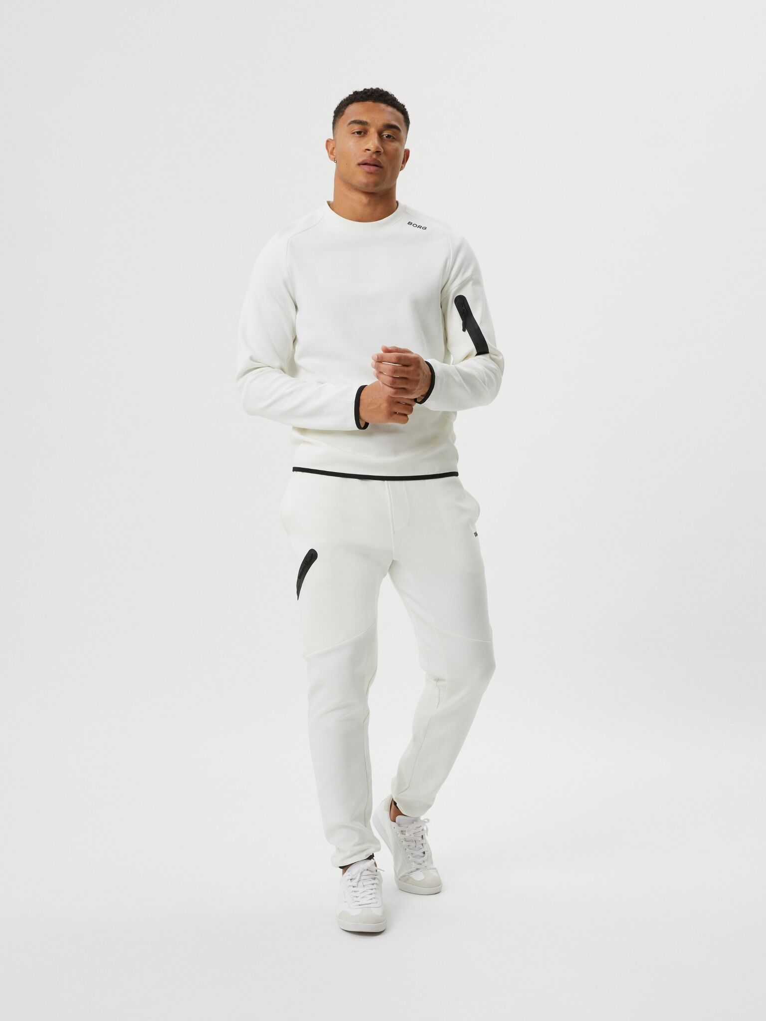 Bjorn Borg tech sweat crew, off white