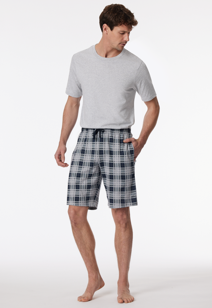 SCHIESSER Mix + Relax Short, heren korte pyjama- of loungebroek, multicolour dessin