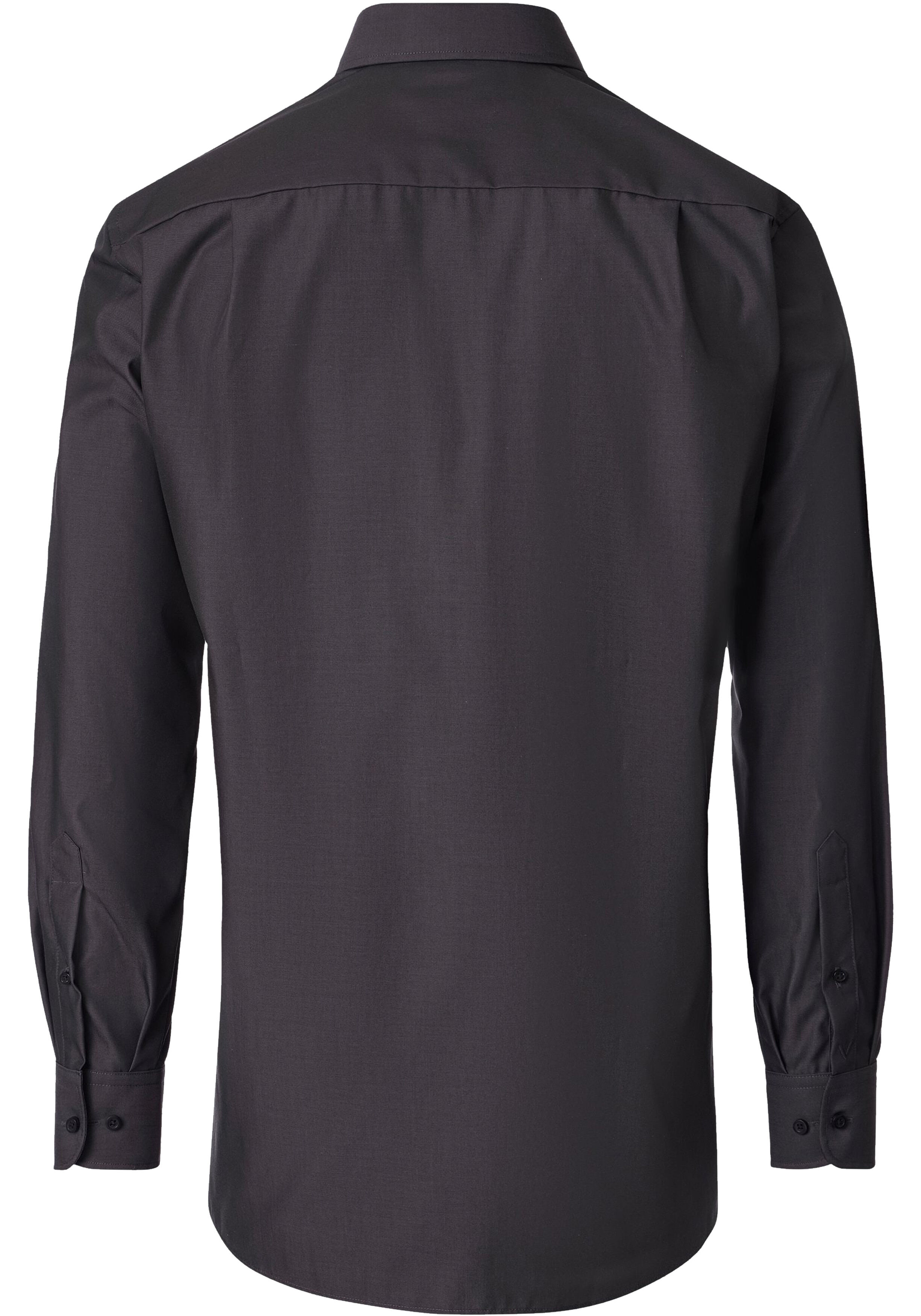 VENTI CASA MODA comfort fit overhemd, structuur, grijs