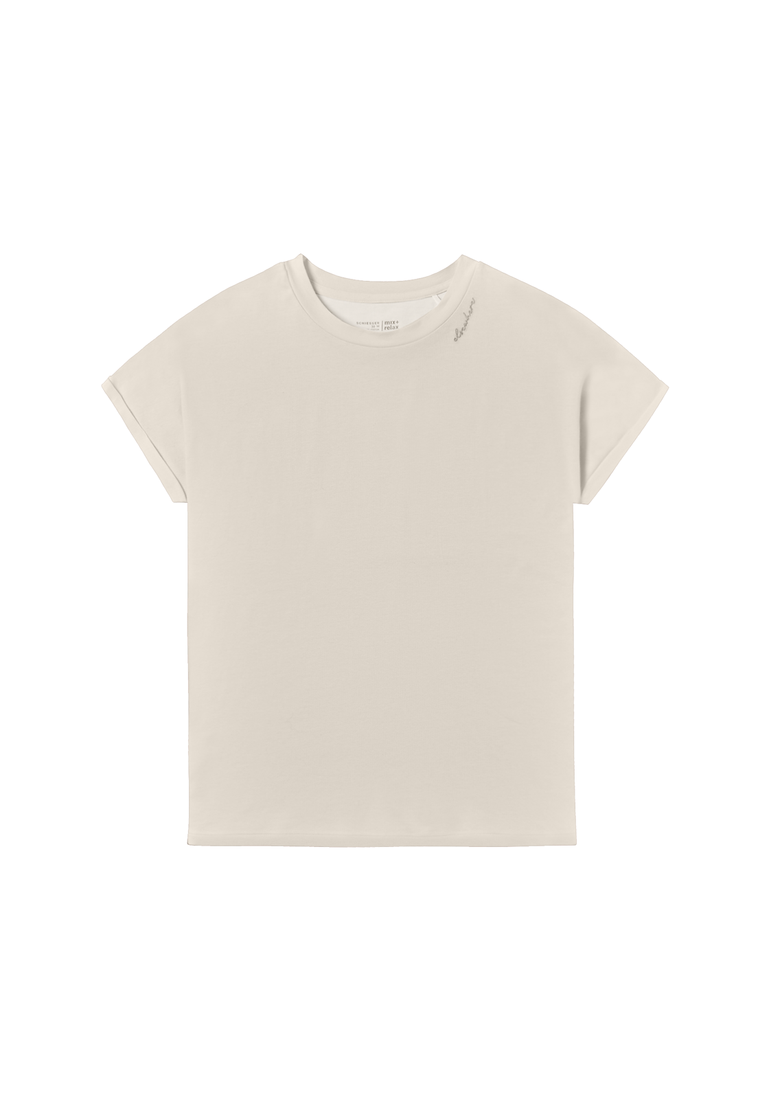 image_2_181192-408_2_1280x1280 SCHIESSER Mix+Relax T-shirt, dames shirt korte mouw roomwit