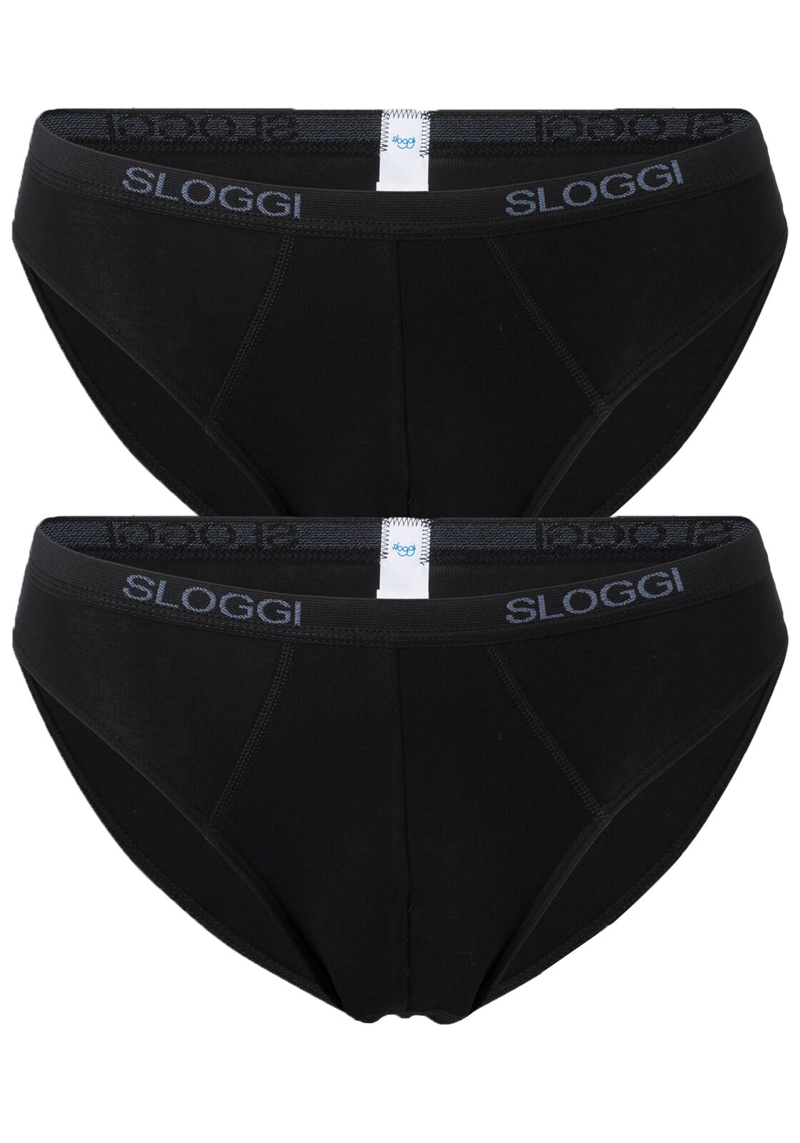 Sloggi Men Basic Mini, heren slips (2-pack), zwart - Main Image