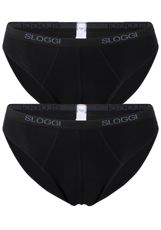 Sloggi Men Basic Mini, heren slips (2-pack), zwart Sloggi Men Basic Mini, heren slips (2-pack), zwart