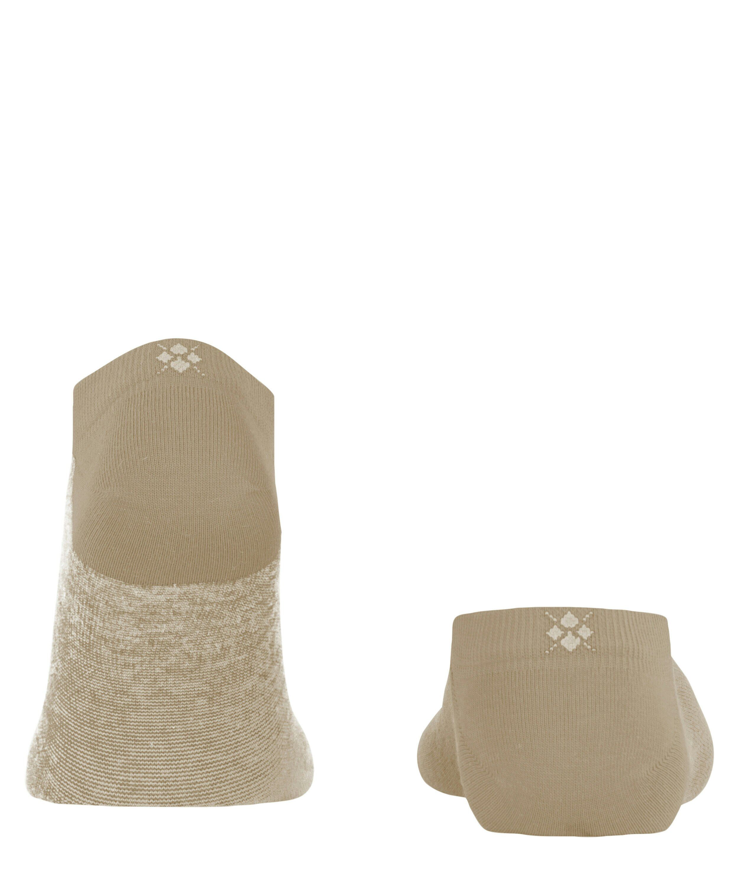 Burlington Carrington heren sneakersokken, bruin (desert sand)