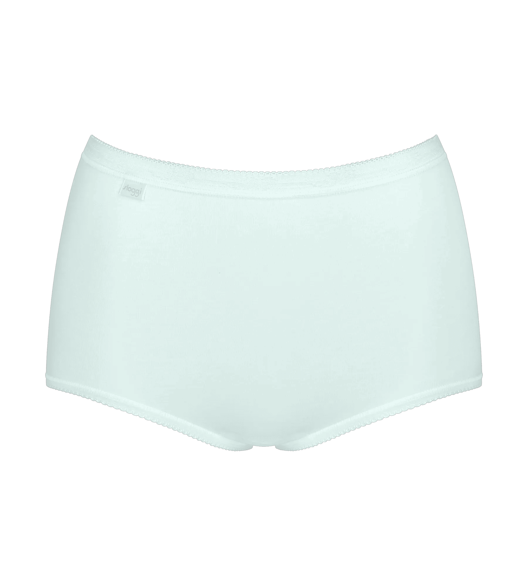 Sloggi Women Basic+ Maxi (4-pack), dames slip, wit, lichtblauw, lichtgroen en grijs