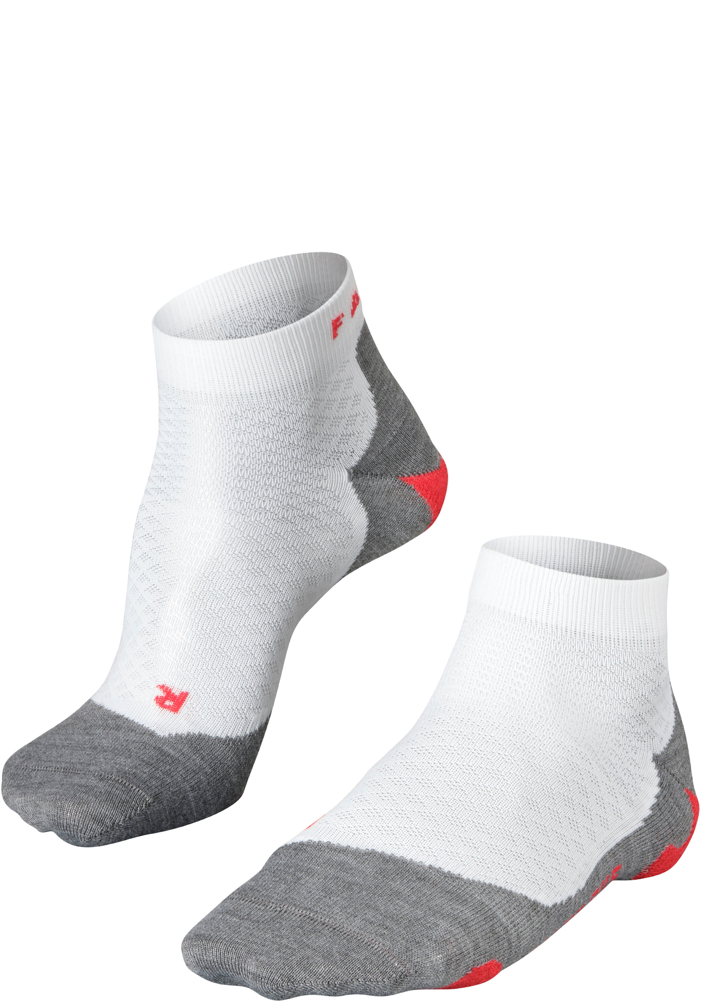 FALKE RU5 Race Short dames running sokken, wit (white-mix)