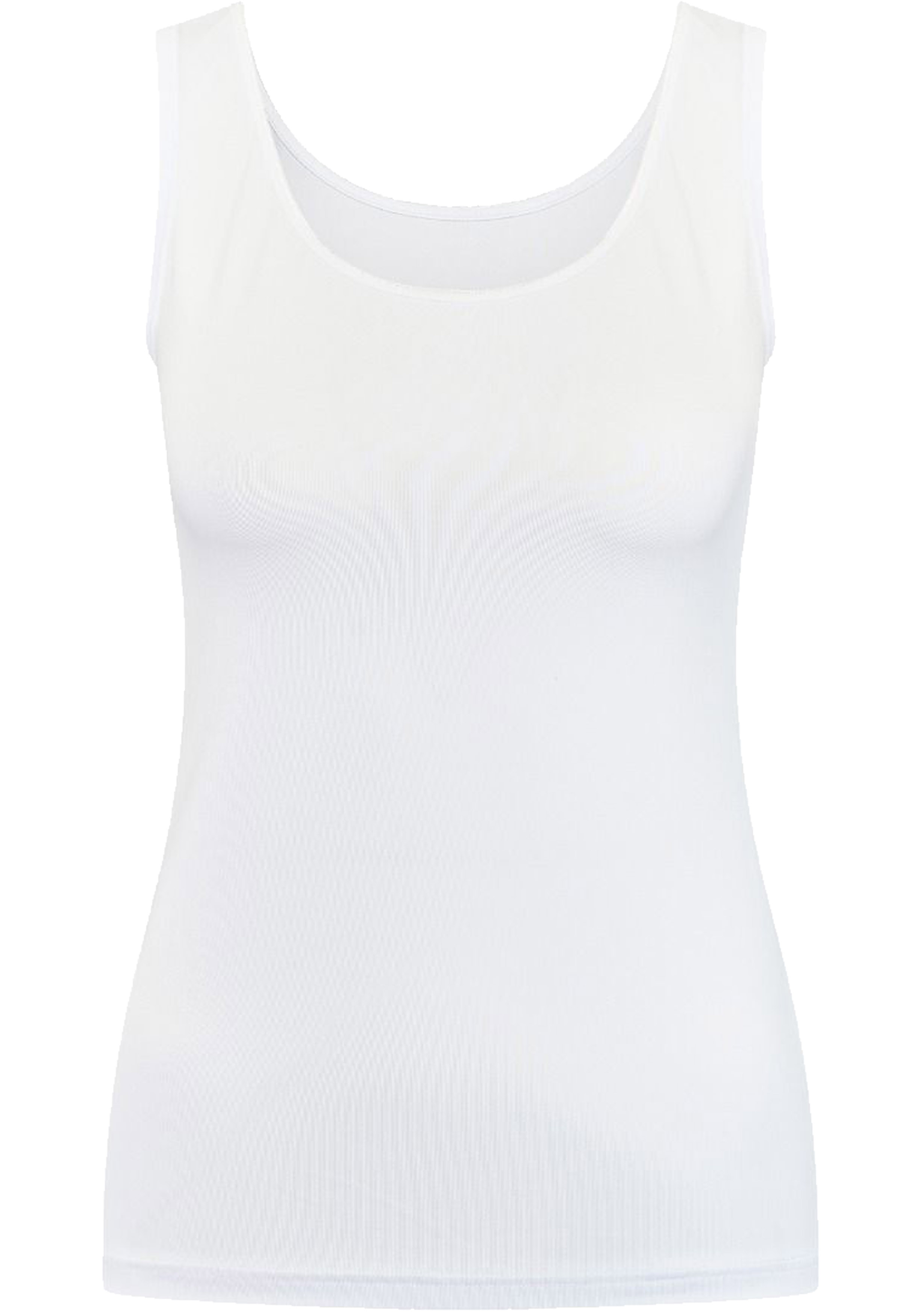RJ Bodywear RJ dames Pure Color dames hemd extra lang (1-pack), wit