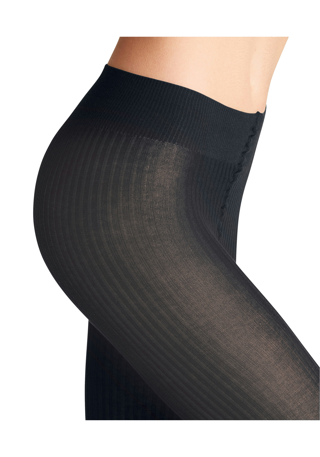 FALKE Family Rib TI dames panty, dark navy FALKE Family Rib TI dames panty, dark navy