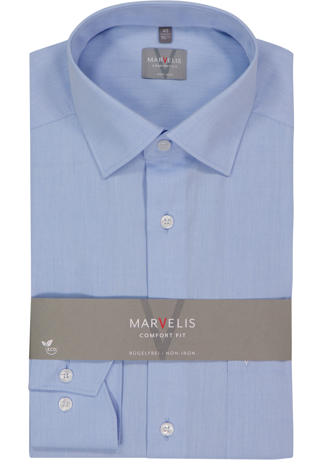 MARVELIS comfort fit overhemd, lichtblauw MARVELIS comfort fit overhemd, lichtblauw