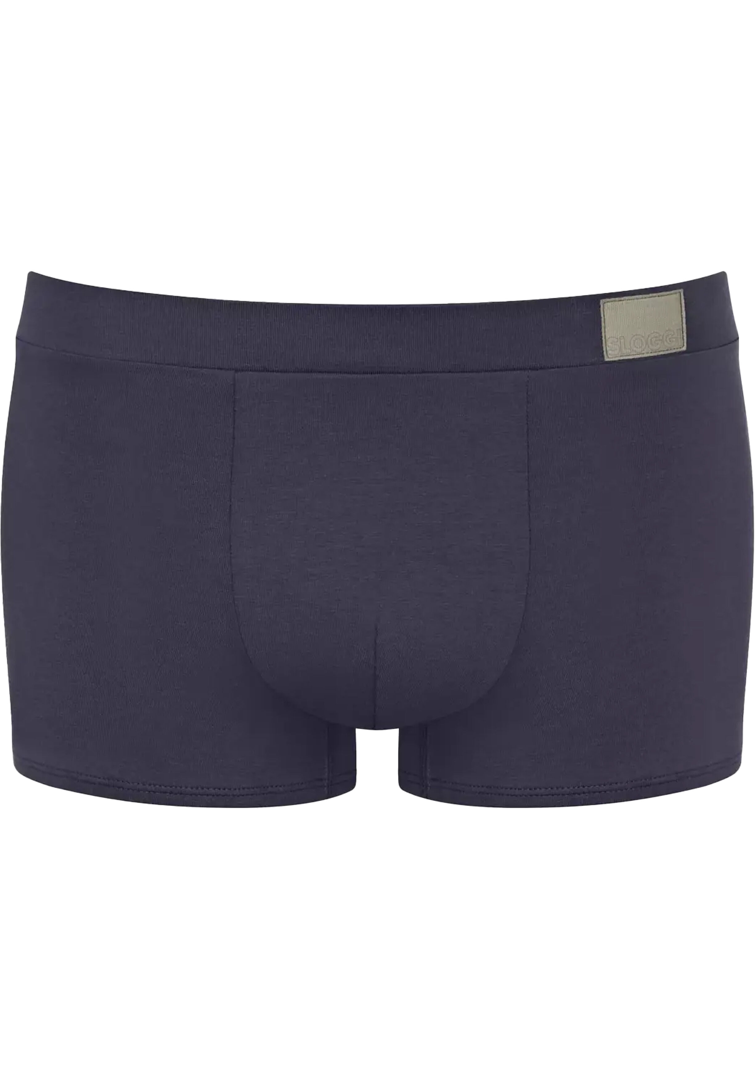 Sloggi Men GO Natural Hipster, heren boxershort korte pijp (2-pack), licht- en donkerblauw