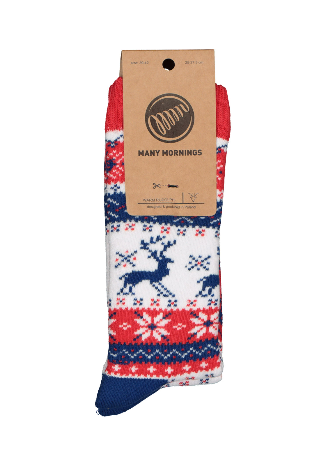 3-5902431261751_Many_Mornings_sokken_HR Many Mornings unisex sokken Warm Rudolph huissokken