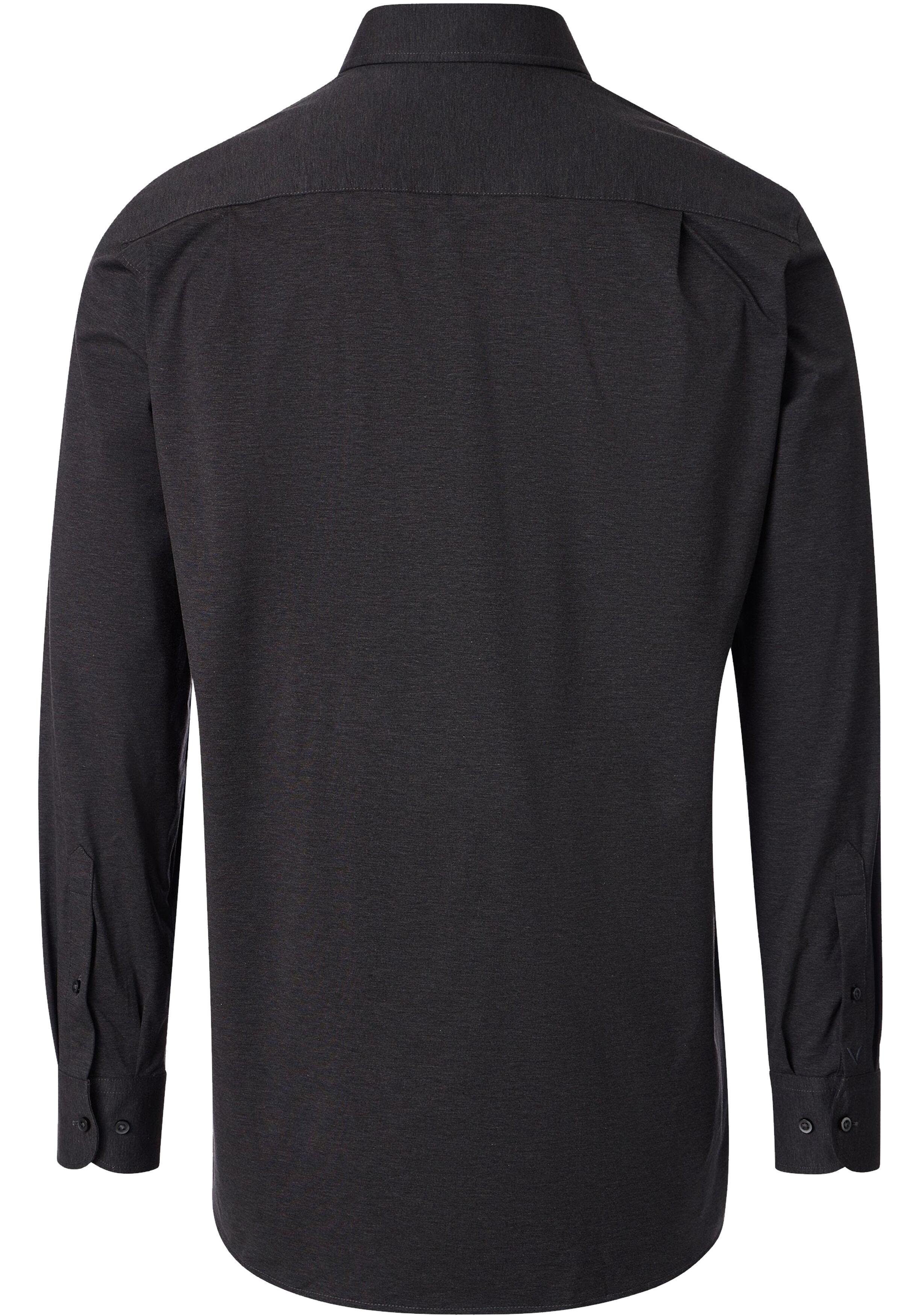 VENTI CASA MODA comfort fit overhemd, jersey, antraciet grijs