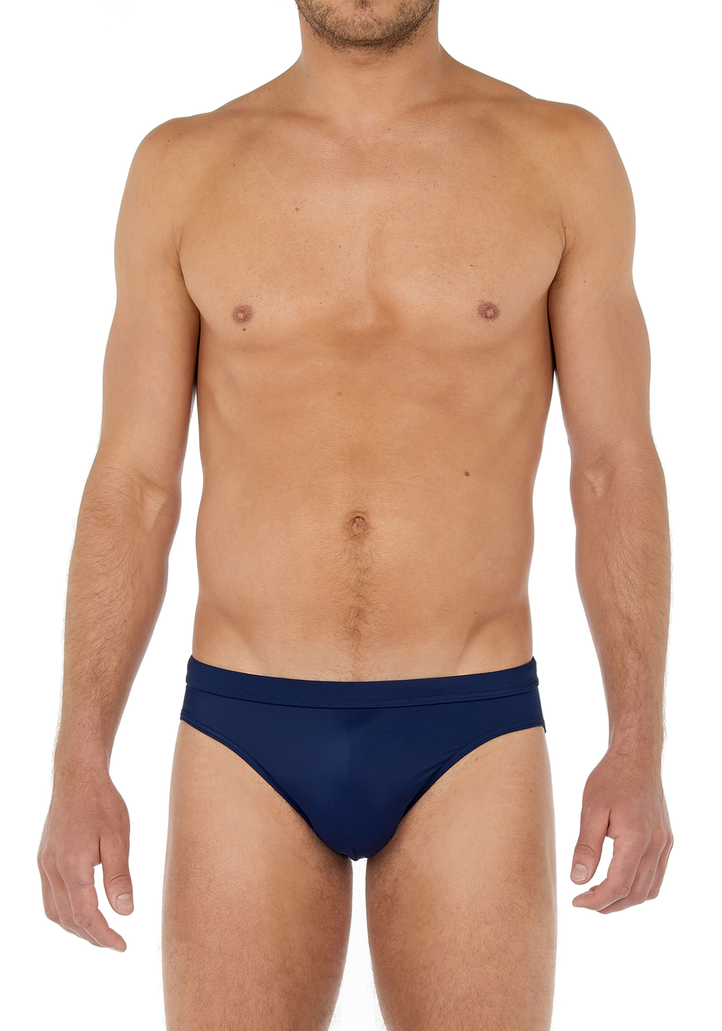HOM Sea life swim mini briefs, heren zwemslip, donkerblauw