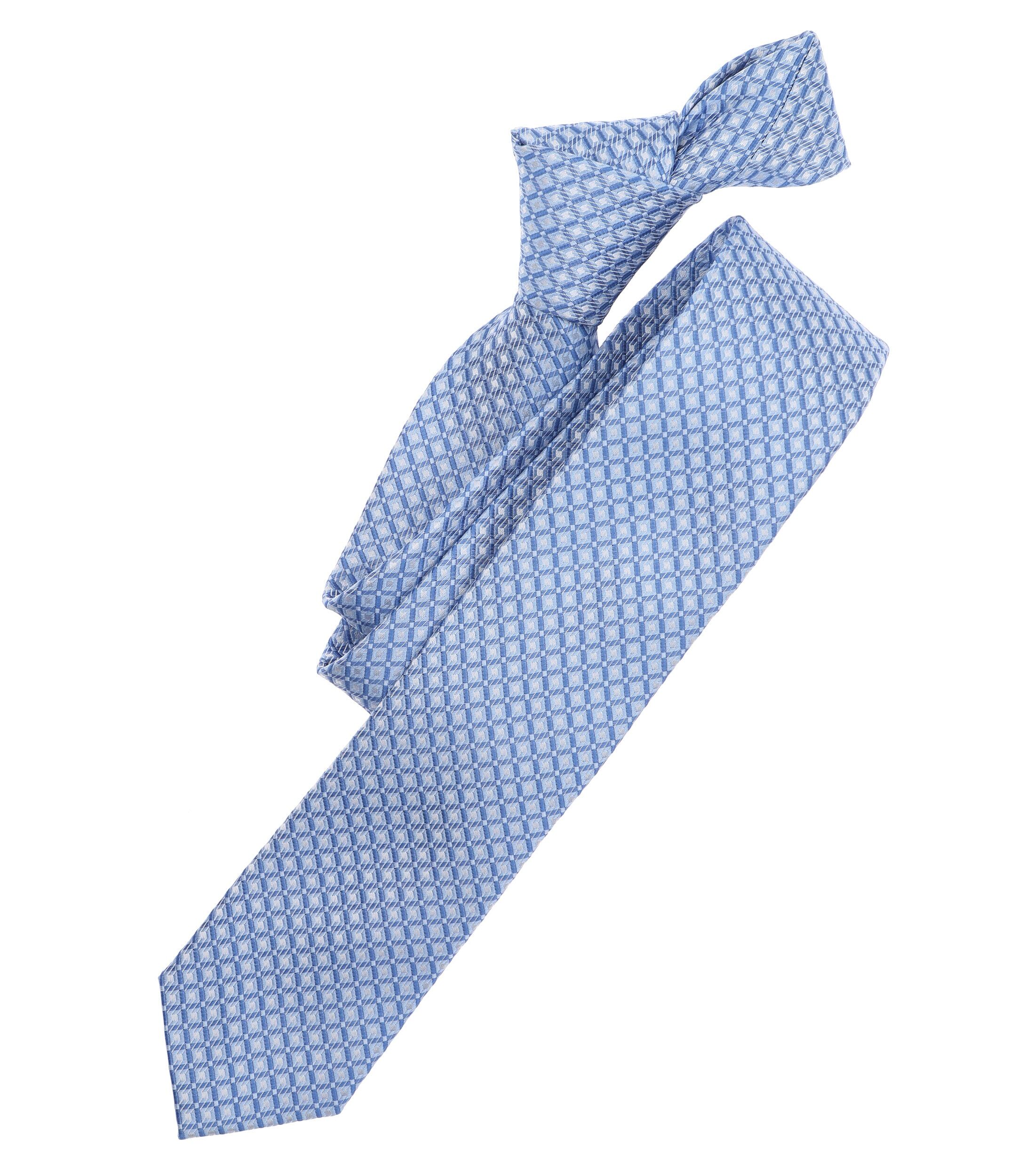 VENTI stropdas, blauw, wit dessin