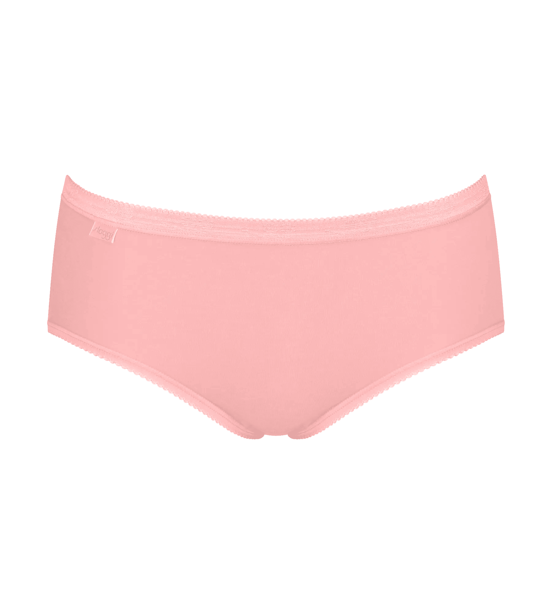 Sloggi Women Basic+ Midi (4-pack), dames slip, offwhite met 3 tinten roze