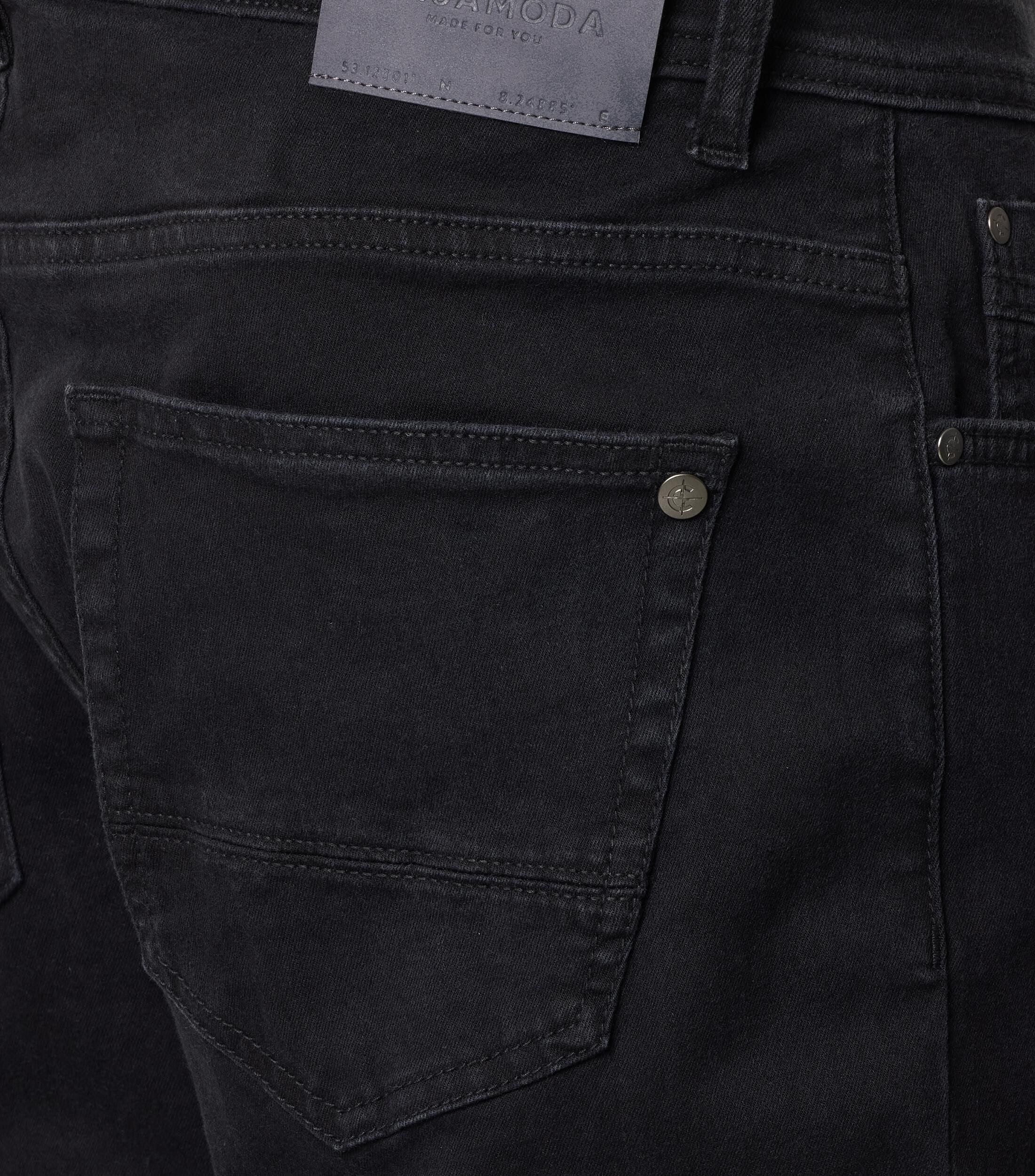 CASA MODA jeans STEVE, heren 5-pocket spijkerbroek, zwart