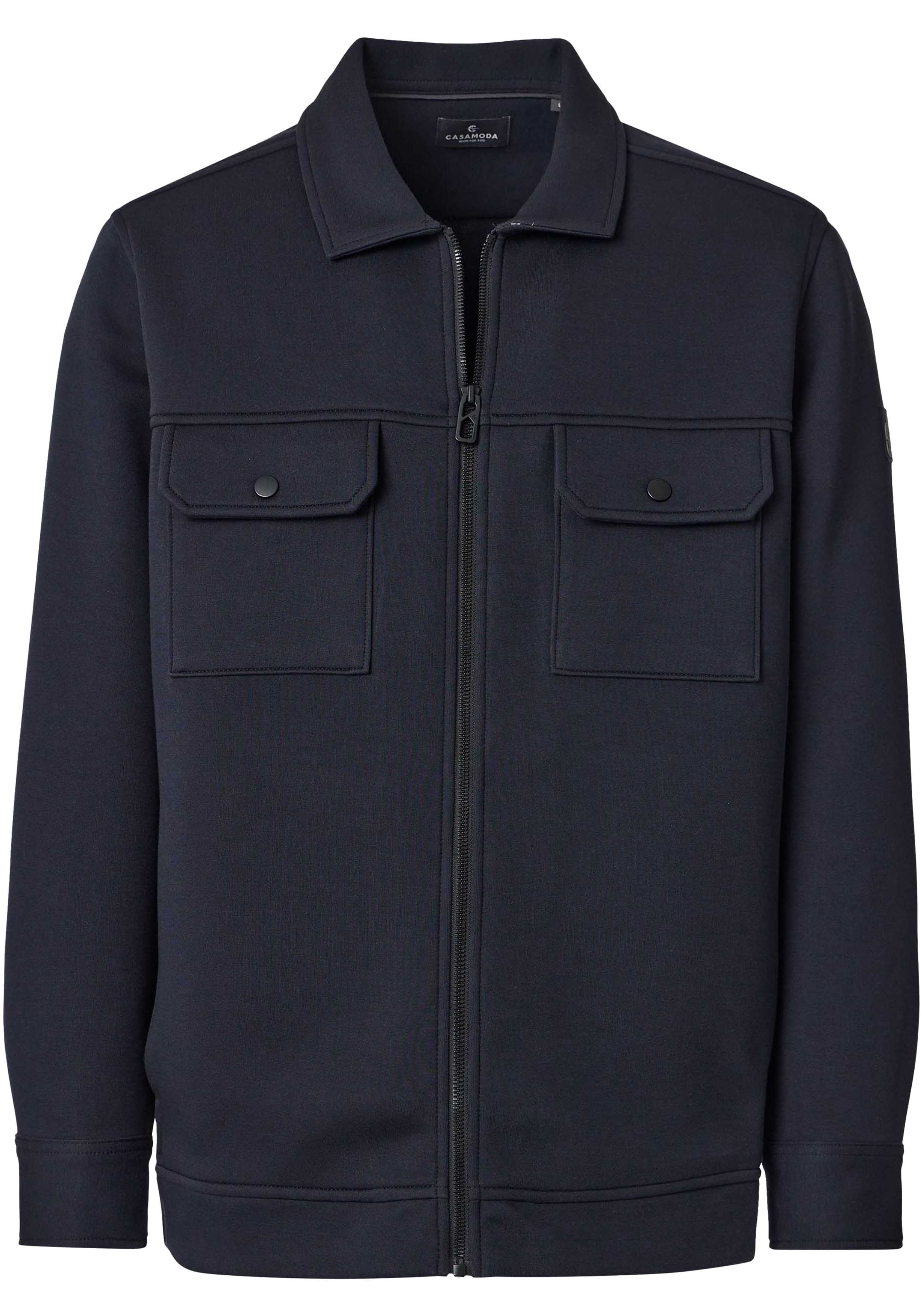 CASA MODA comfort fit overshirt, donkerblauw