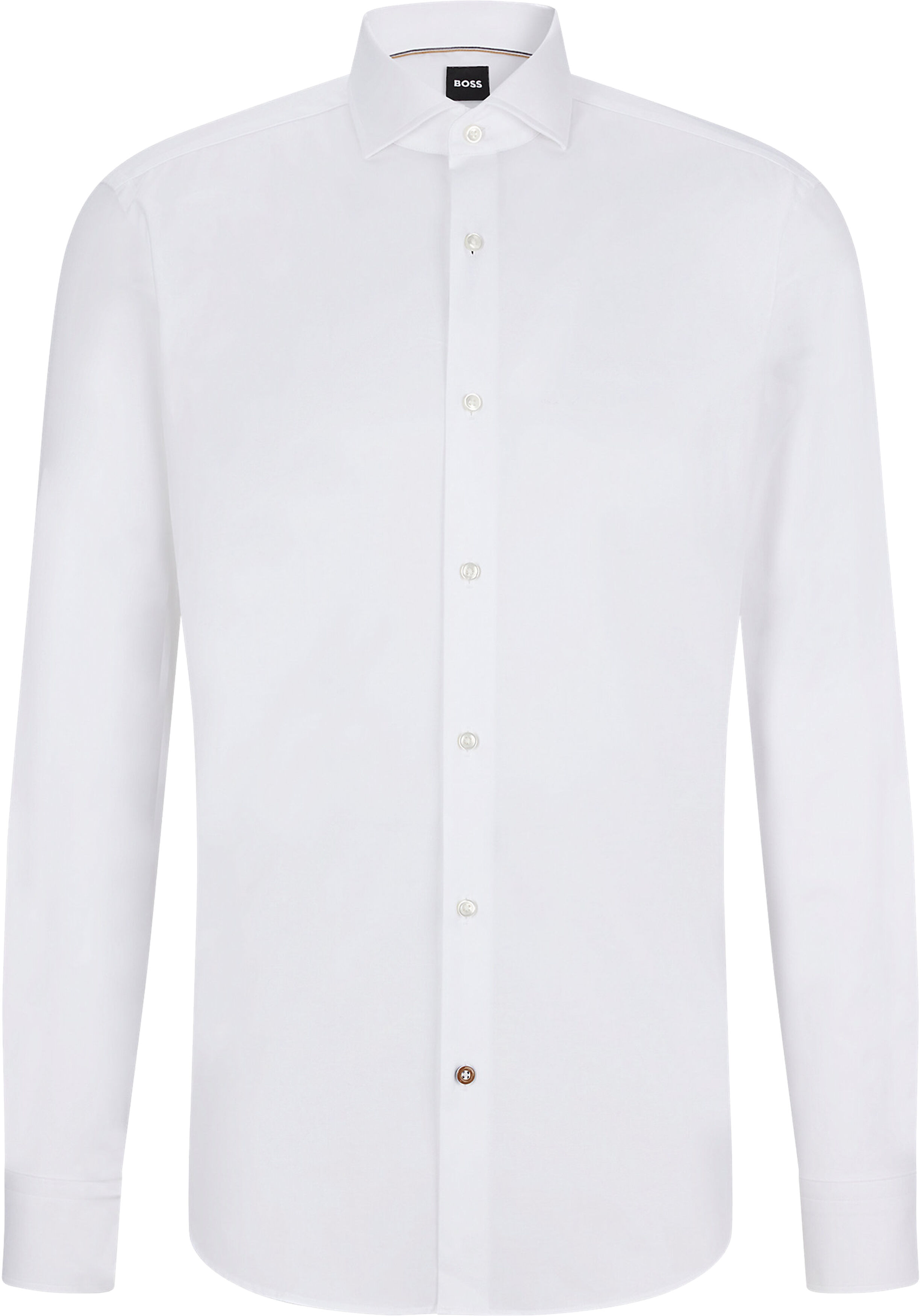 BOSS Joe regular fit overhemd, structuur, wit
