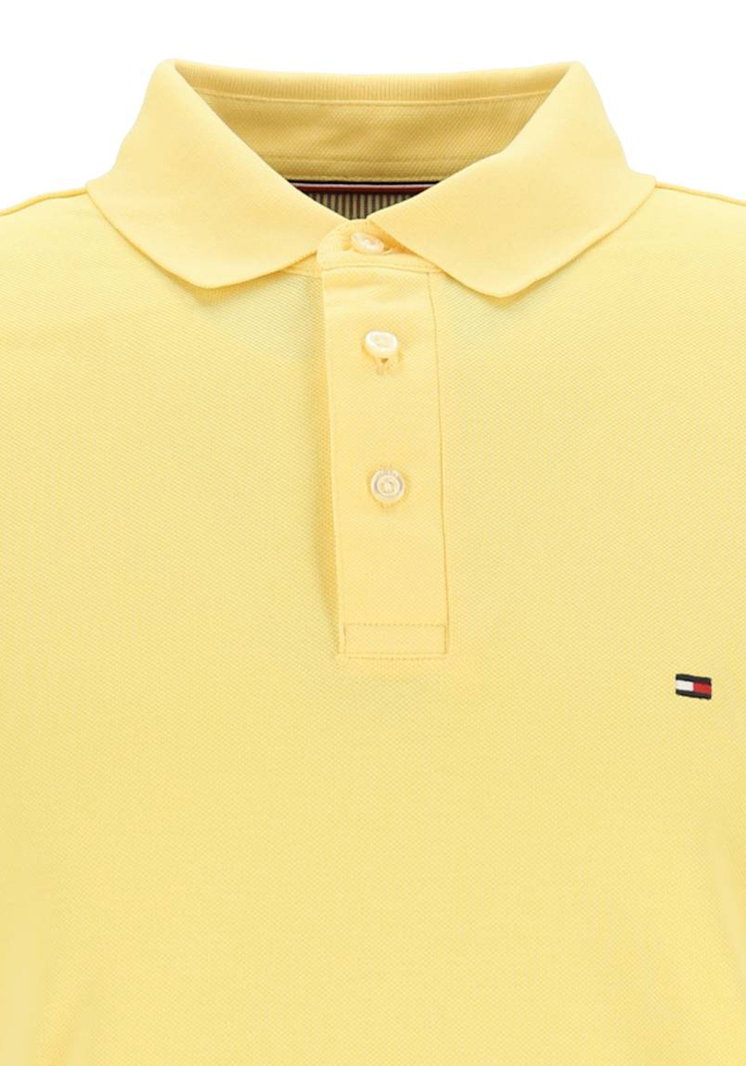 Tommy Hilfiger 1985 Slim Polo, heren poloshirt, geel