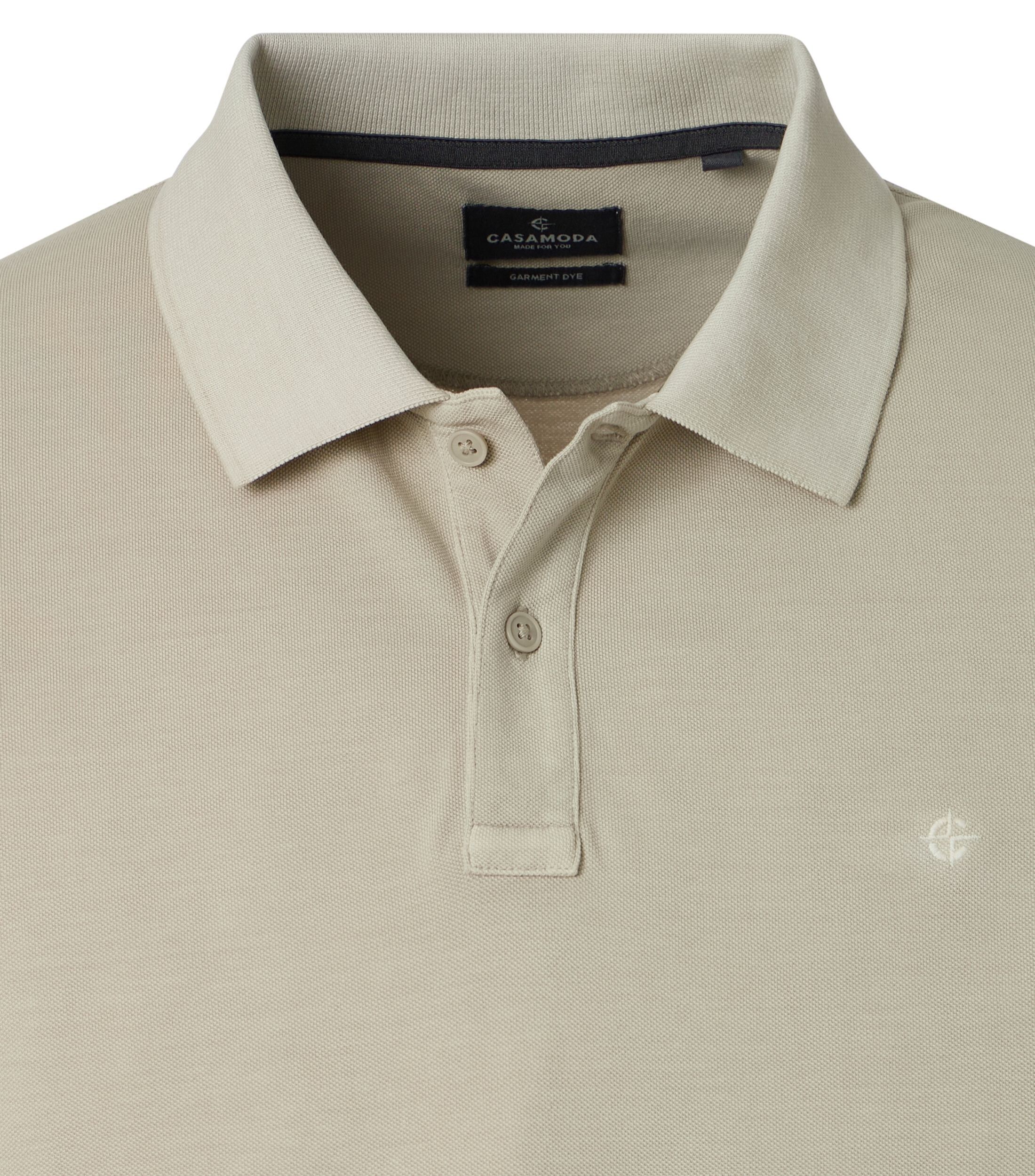 CASA MODA comfort fit heren polo, beige