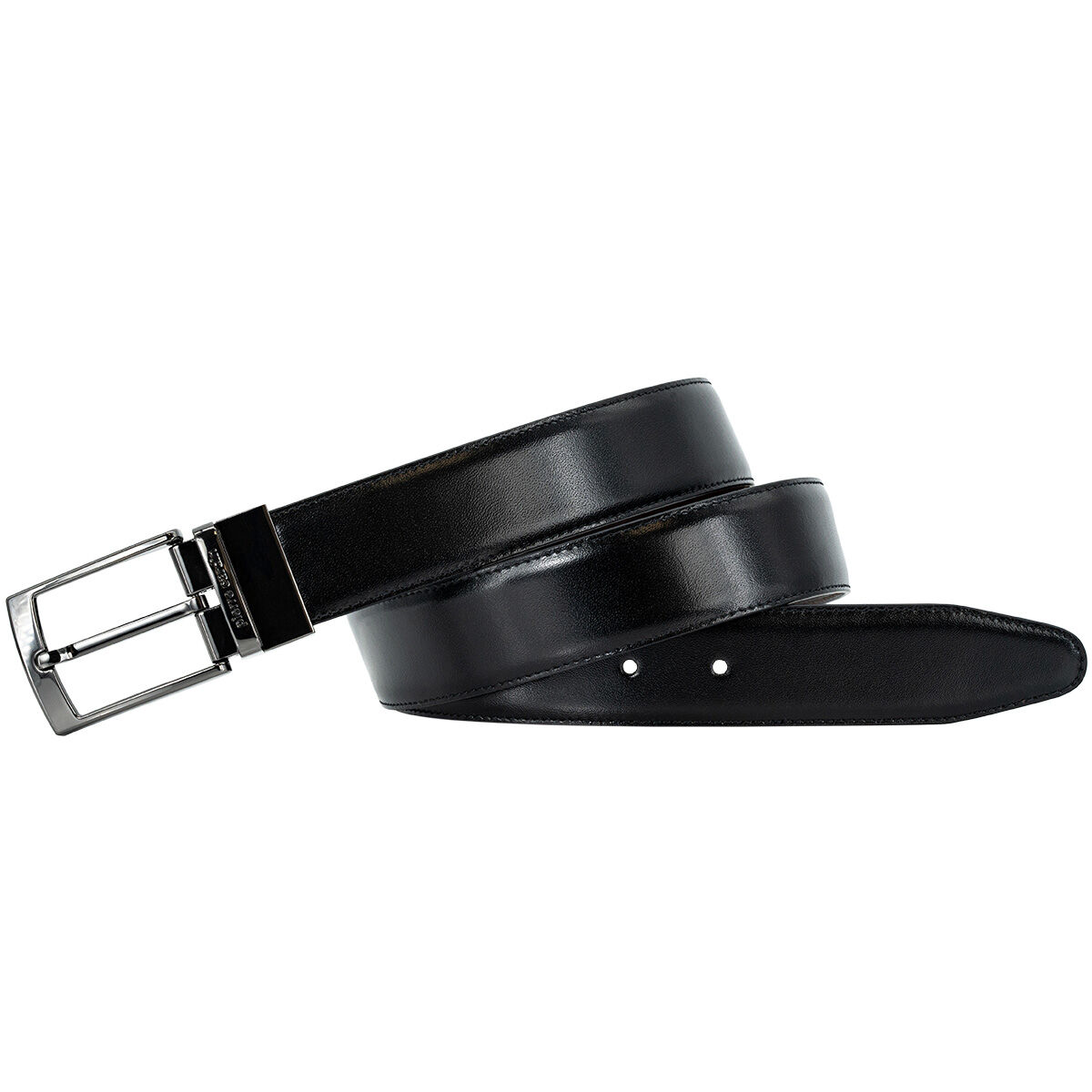PIERRE CARDIN leren heren riem, zwart