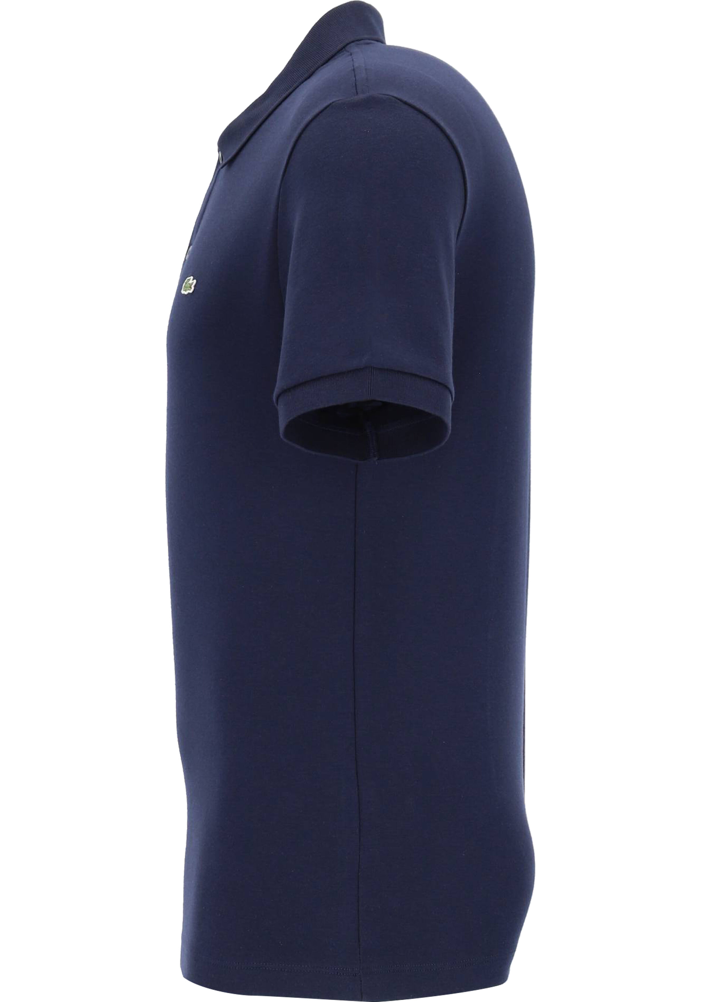 Lacoste Ultra Soft Polo Regular Fit, navy blauw