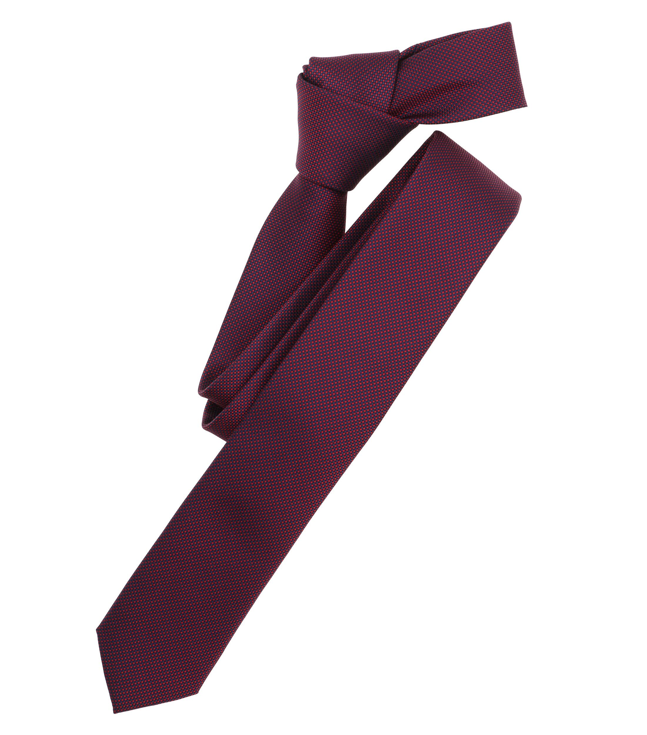 VENTI stropdas, bordeaux, donkerblauw dessin