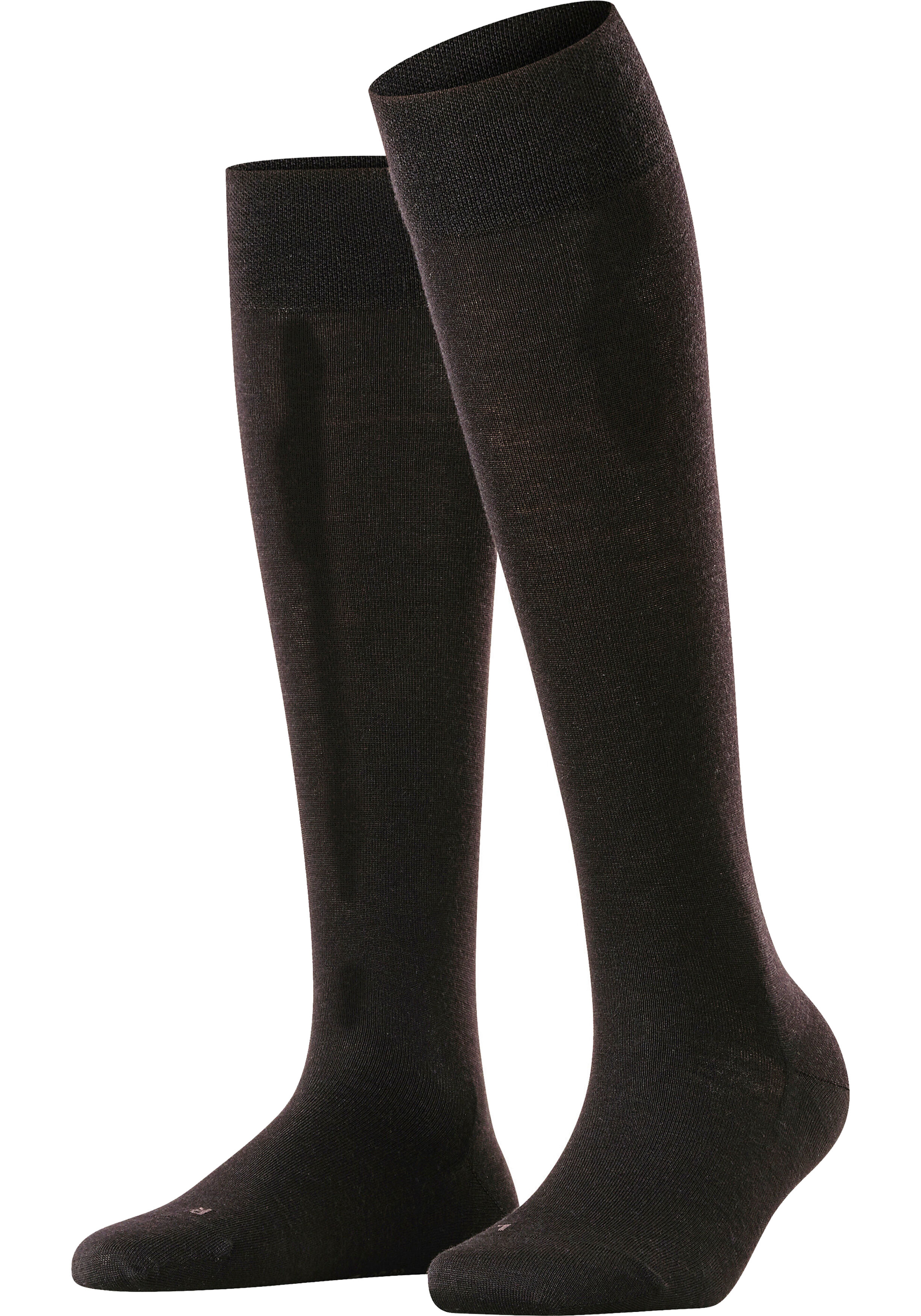 FALKE Sensitive Berlin dames kniekousen, zwart (black)