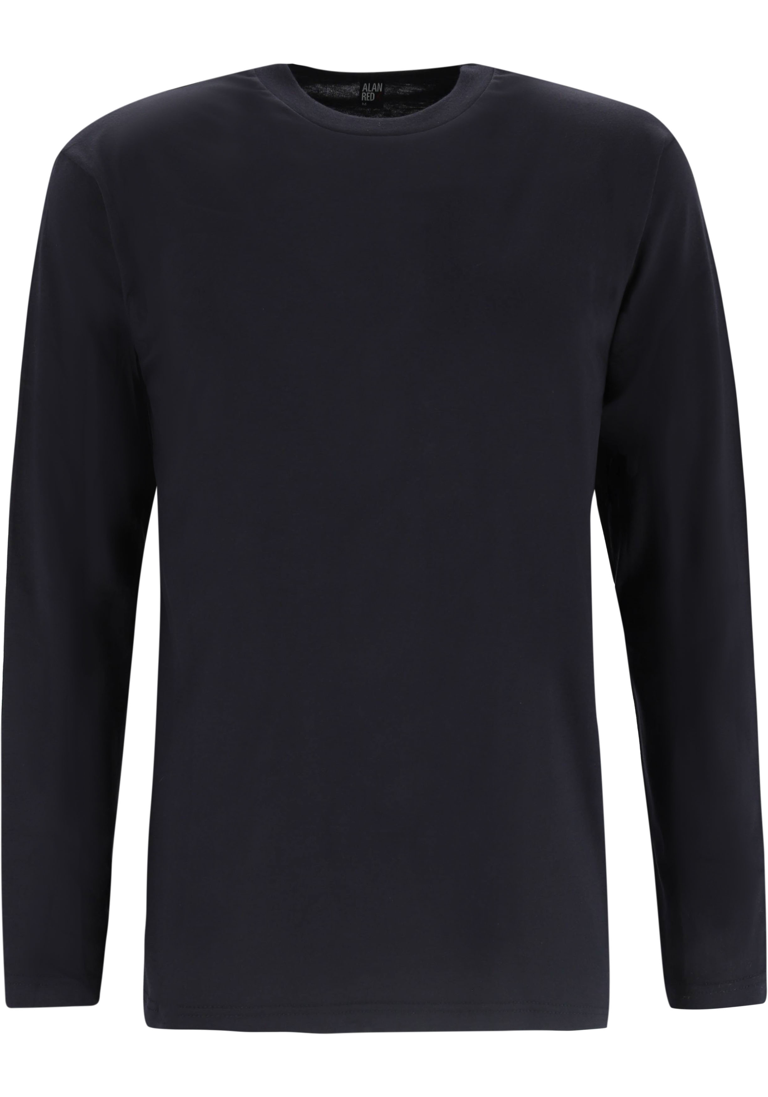 ALAN RED T-shirts VIRGINIA SLEEVE (2-pack), O-hals lange mouw, blauw