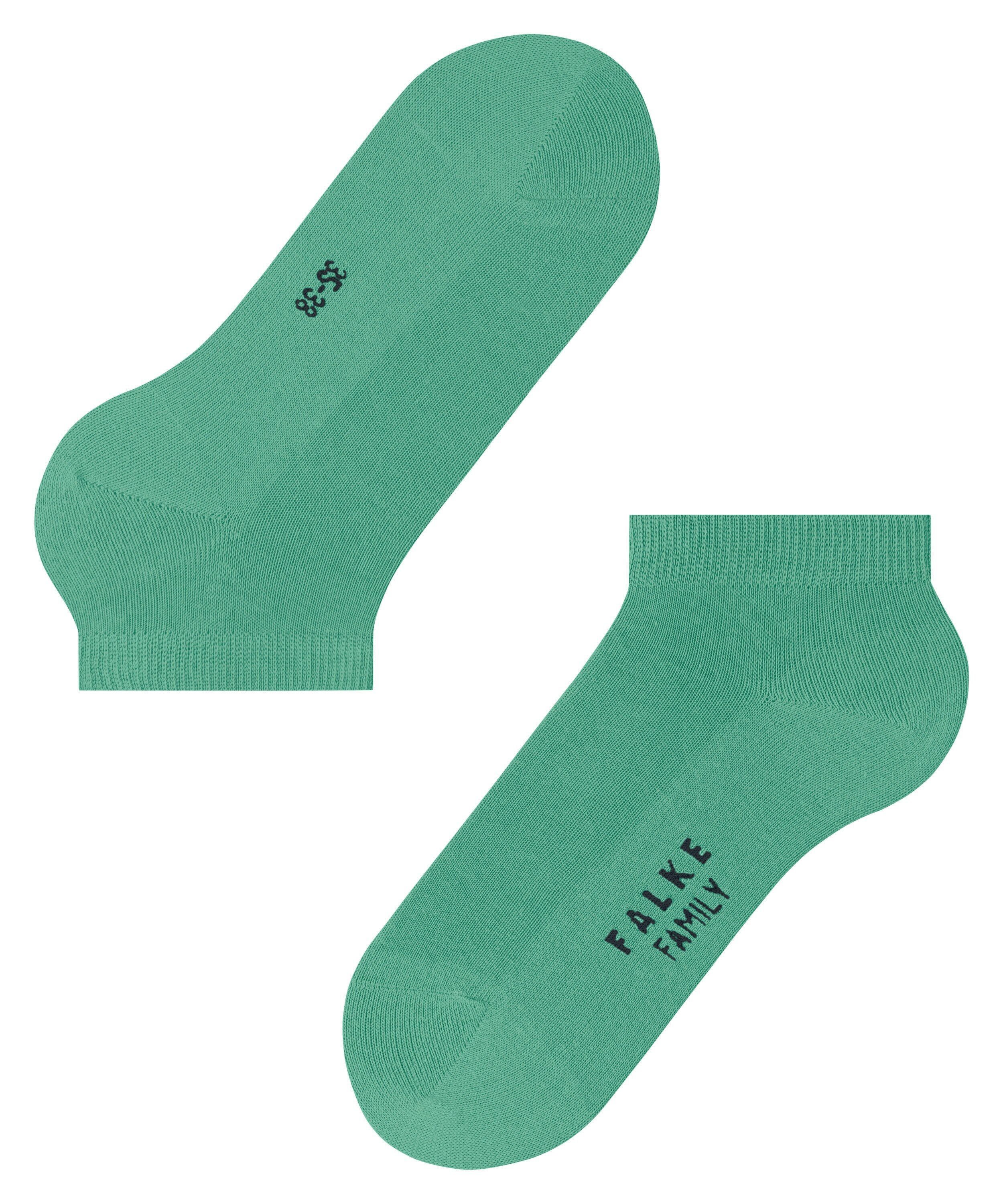 FALKE Family dames sneakersokken, groen (oceangreen)