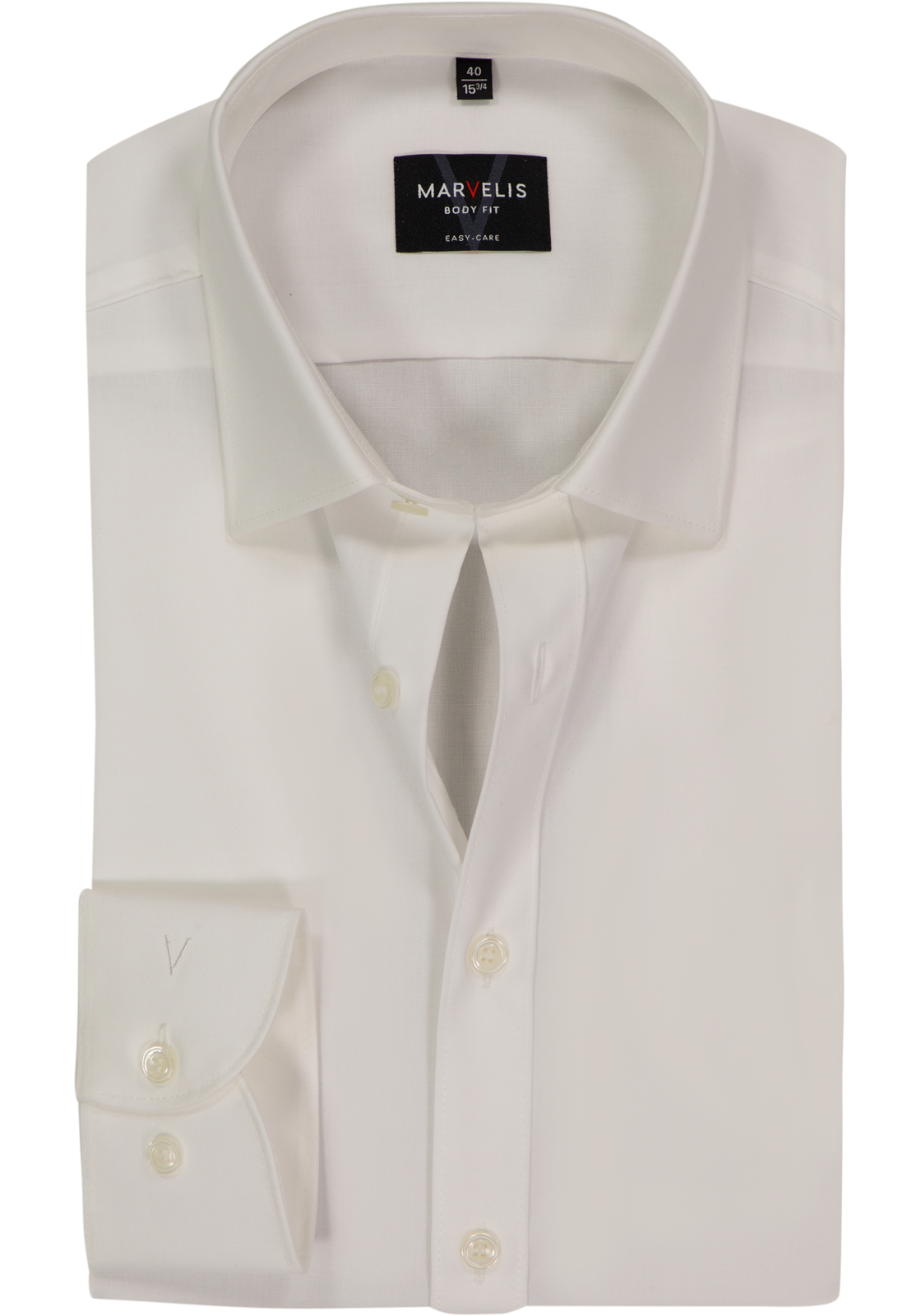 MARVELIS body fit overhemd, beige MARVELIS body fit overhemd, beige