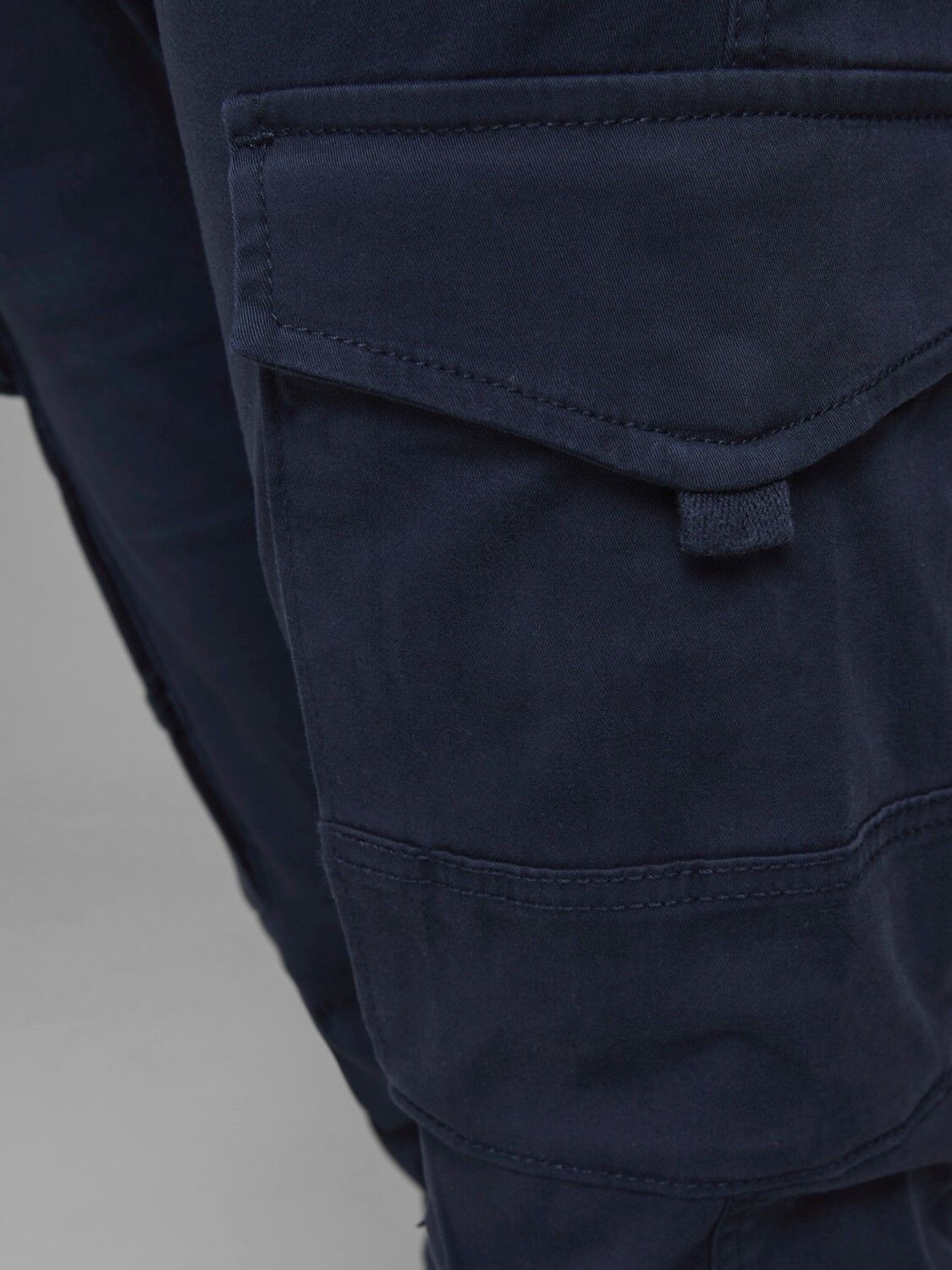JACK & JONES Paul Lake Cargo loose fit, heren cargo broek, blauw