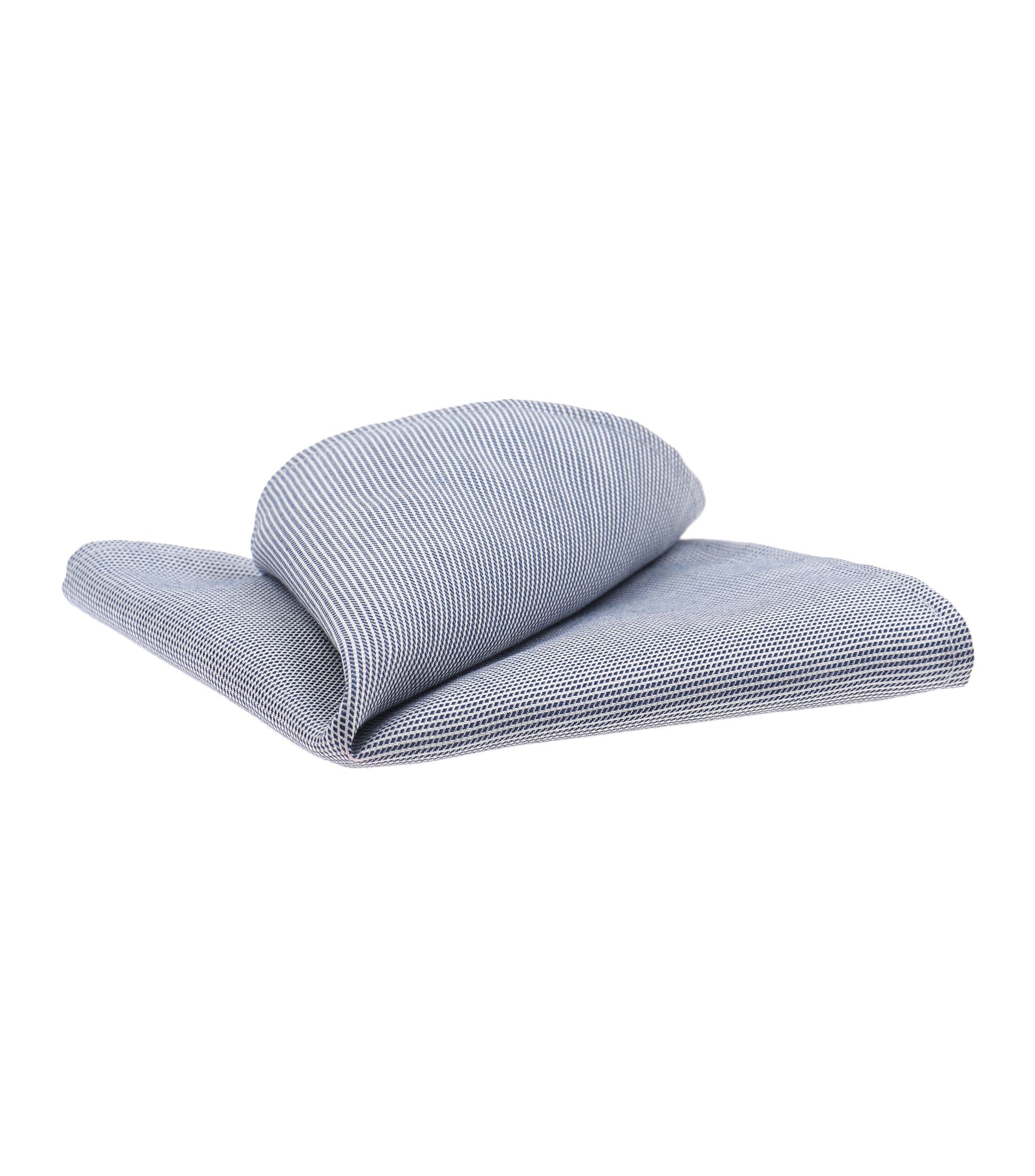 VENTI pochet, blauw, wit dessin