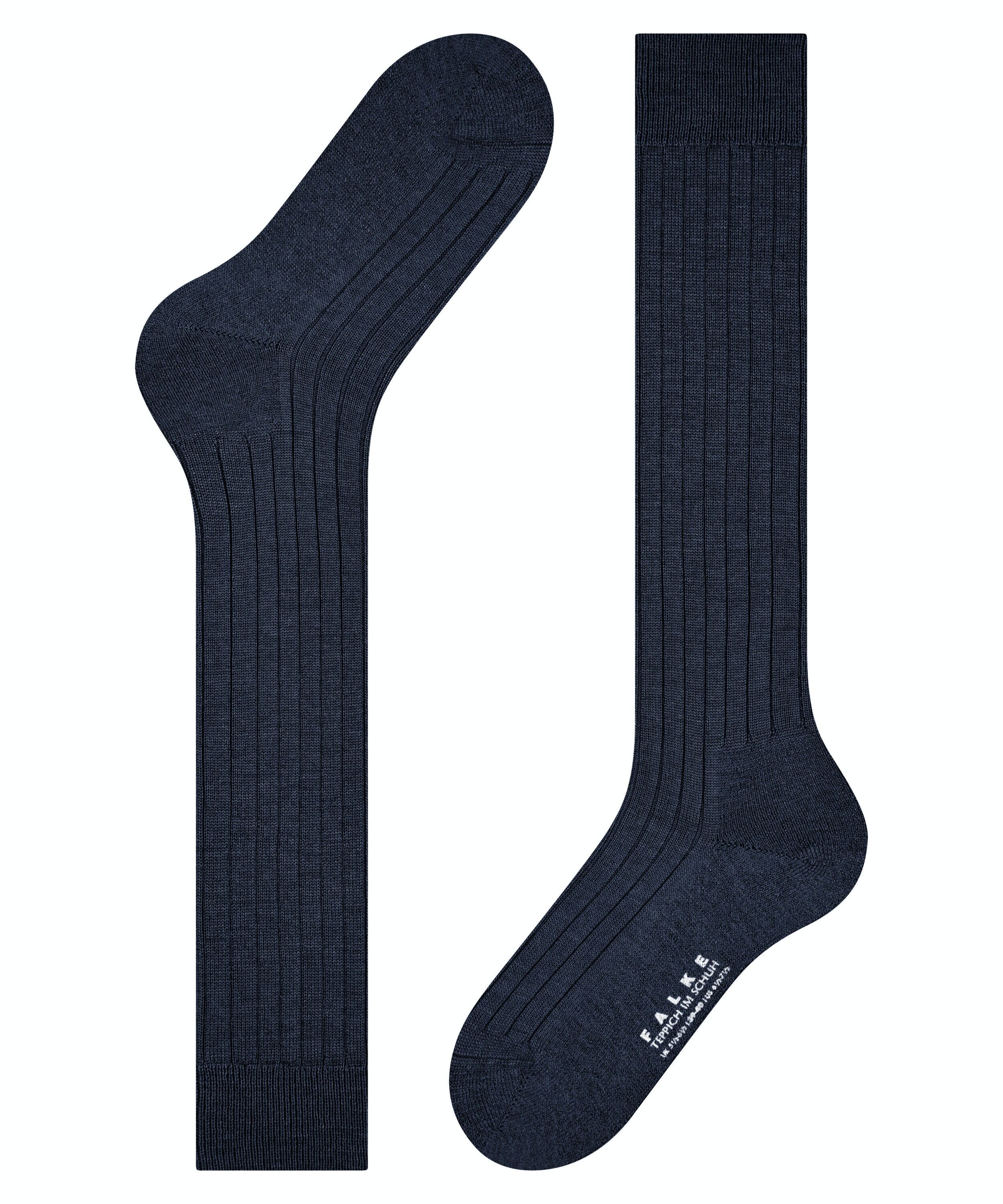 FALKE Teppich im Schuh heren kniekousen, blauw (dark navy)