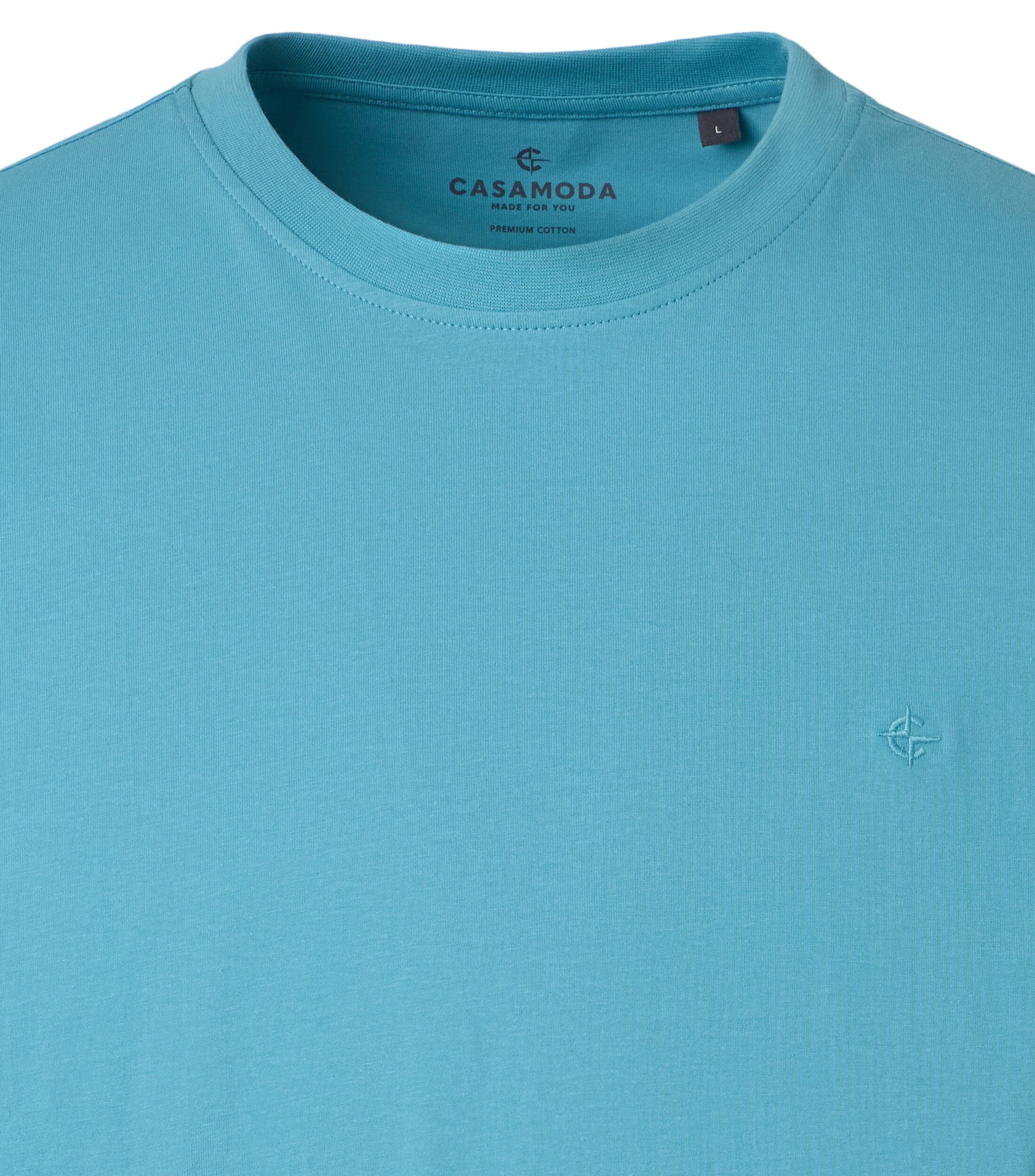 CASA MODA comfort fit heren T-shirt, turquoise