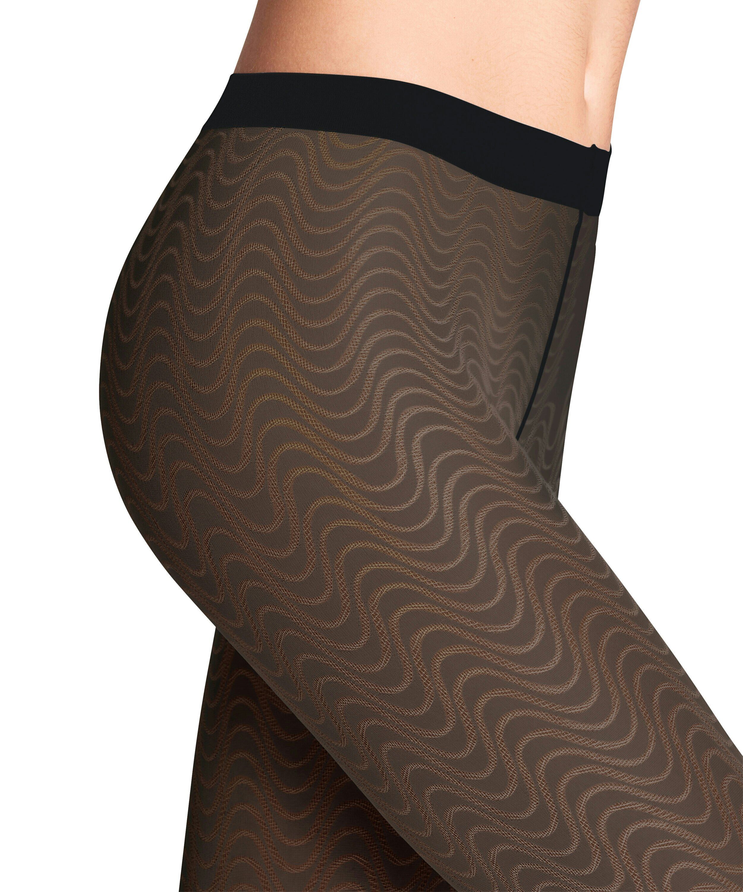 FALKE Mystical Wave 20 DEN dames panty, black