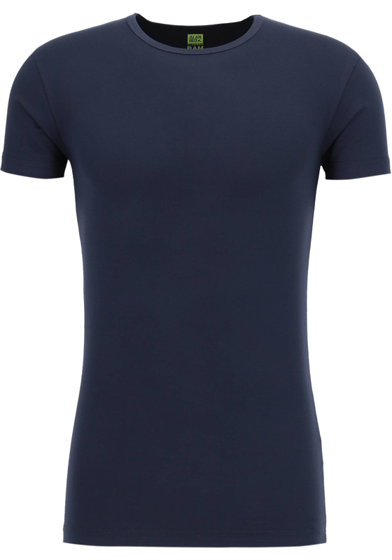 ALAN RED T-shirt Bilbao bamboo (1-pack), O-hals stretch, blauw ALAN RED T-shirt Bilbao bamboo (1-pack), O-hals stretch, blauw