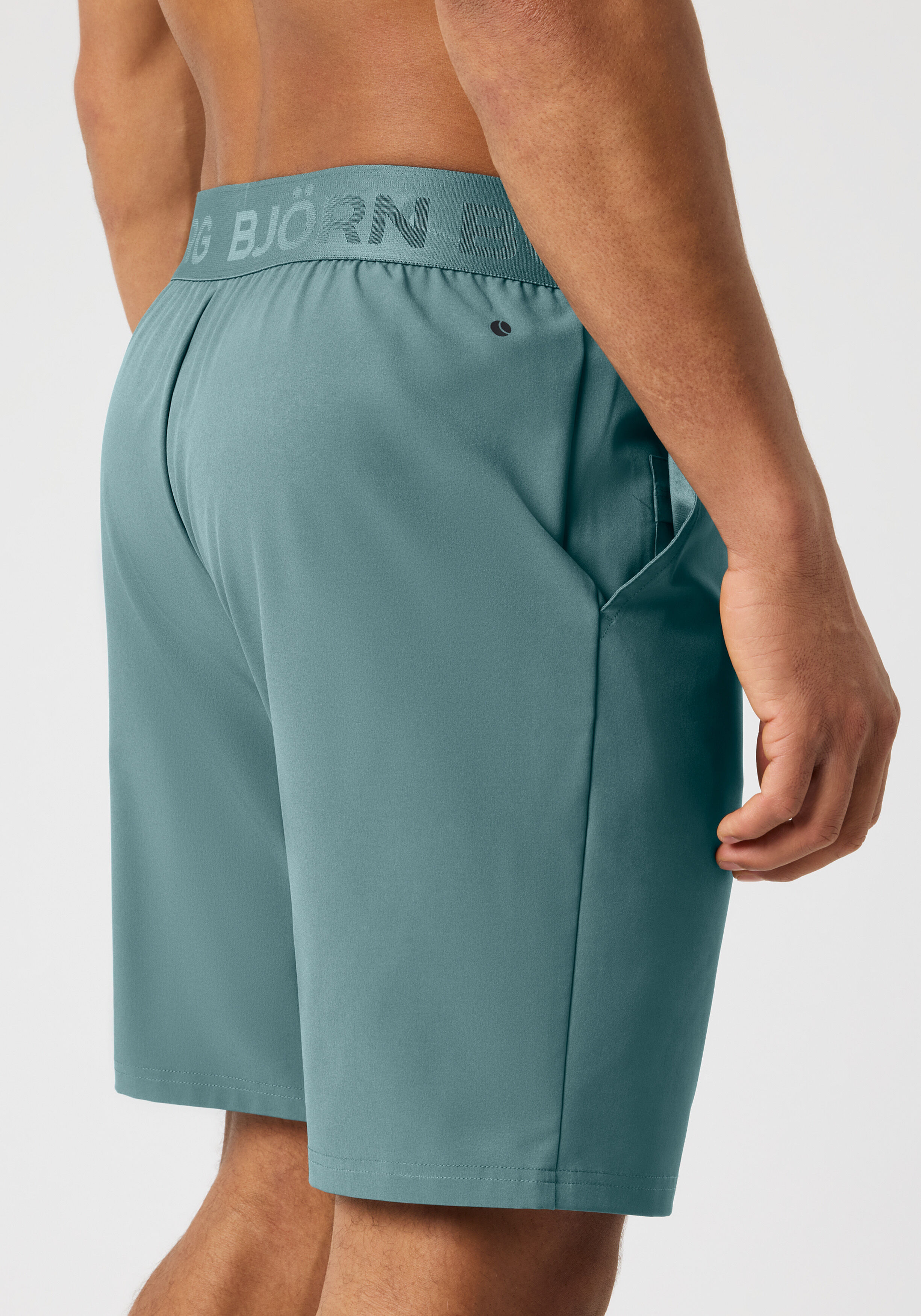 Bjorn Borg 9Inch Shorts, heren sportbroek kort, groen