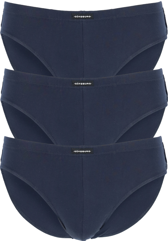 Gotzburg heren slips (3-pack), donkerblauw Gotzburg heren slips (3-pack), donkerblauw