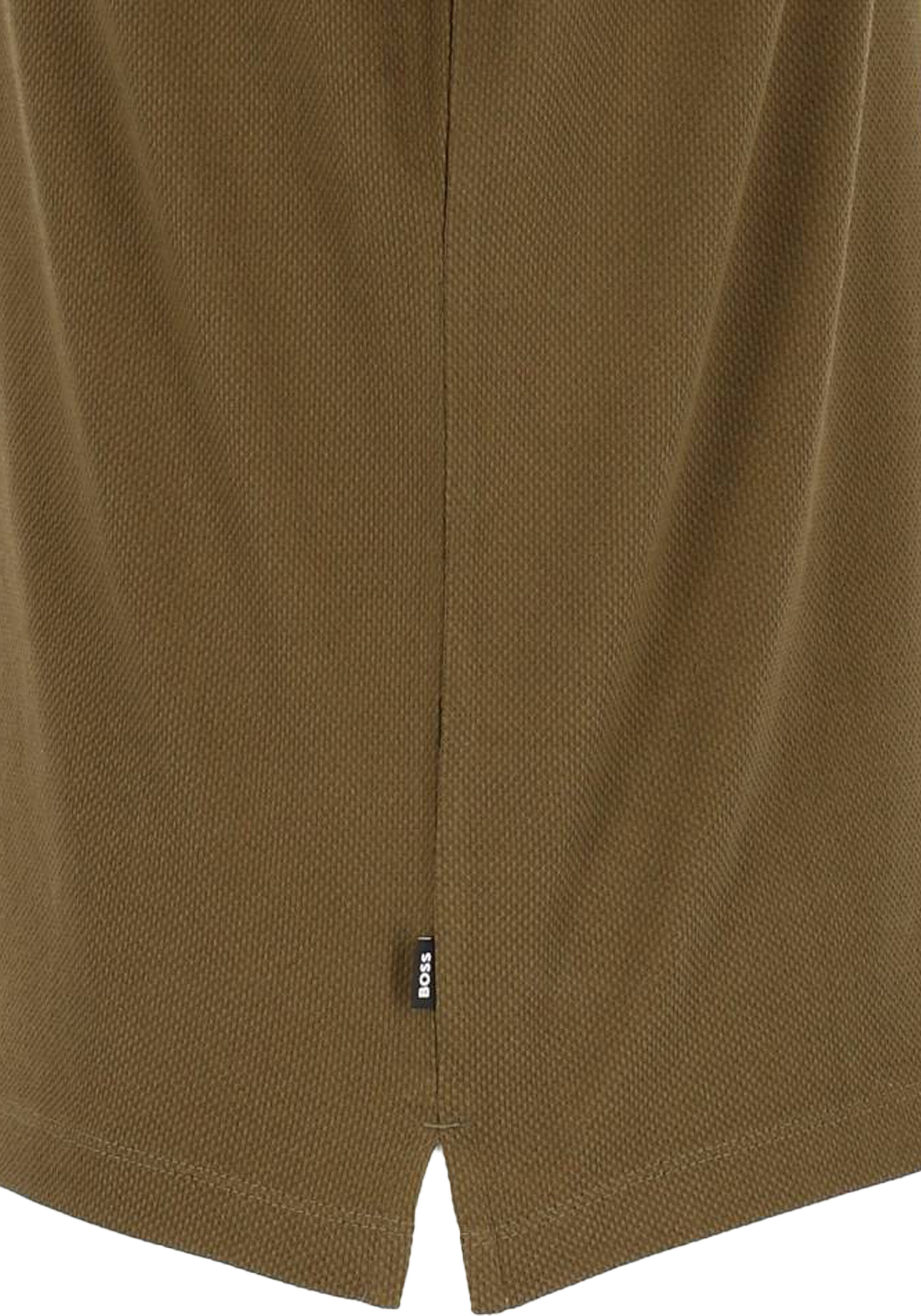 BOSS Prout regular fit heren polo, pique, donkergroen