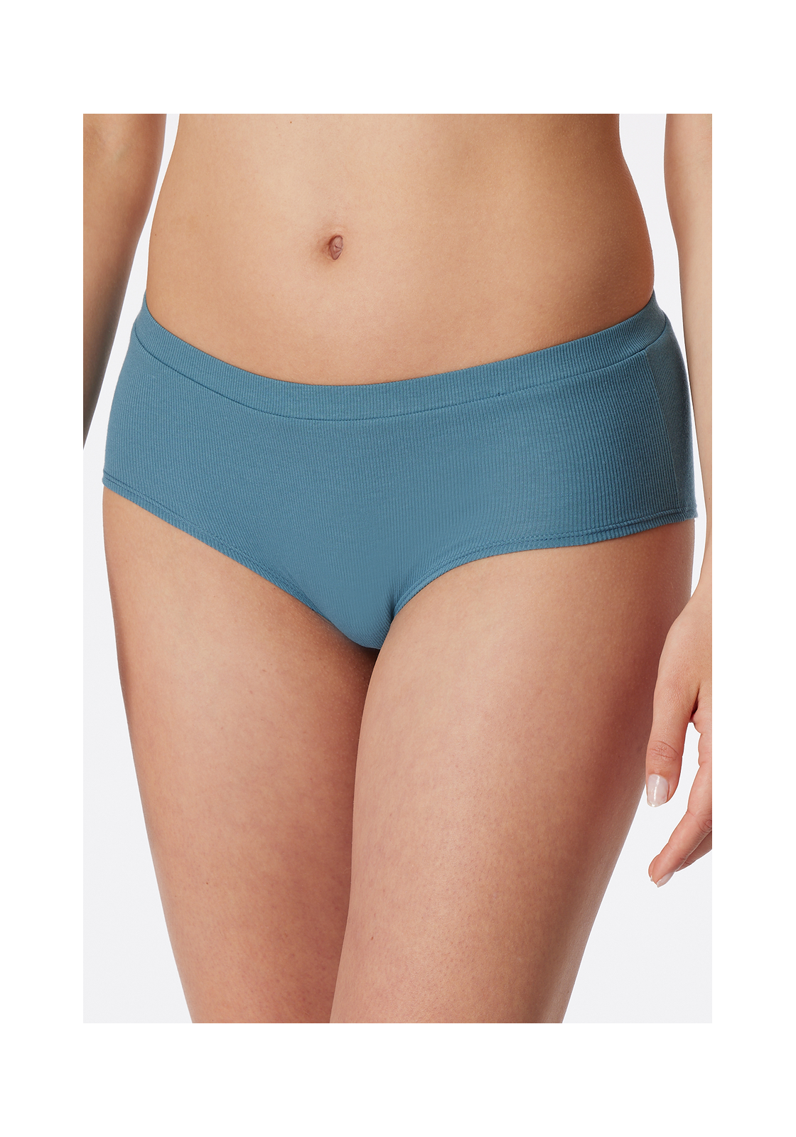 image_3_179884-808_3_1280x1280 SCHIESSER Pure Rib slip (1-pack), dames pantybroek dubbelrib organic cotton blauwgrijs