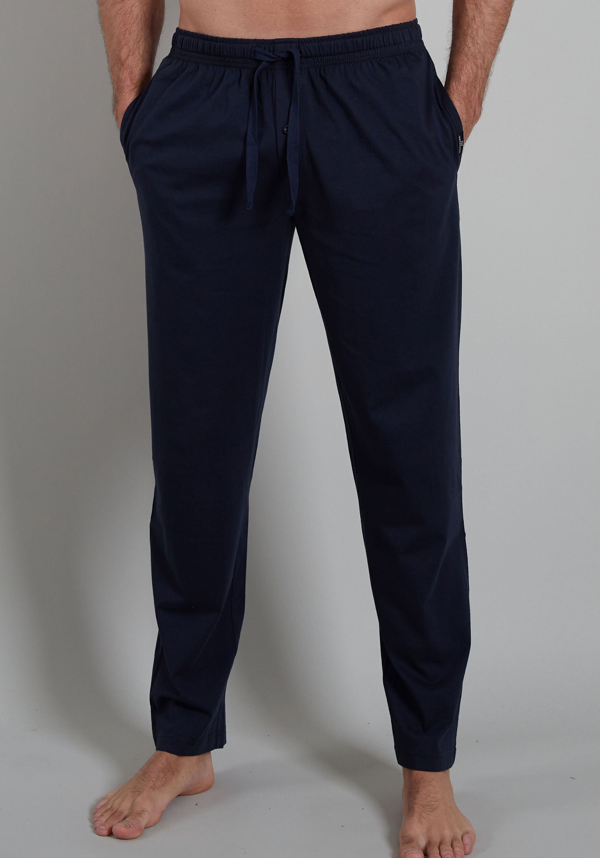 Gotzburg heren pyjama- of loungebroek, donkerblauw