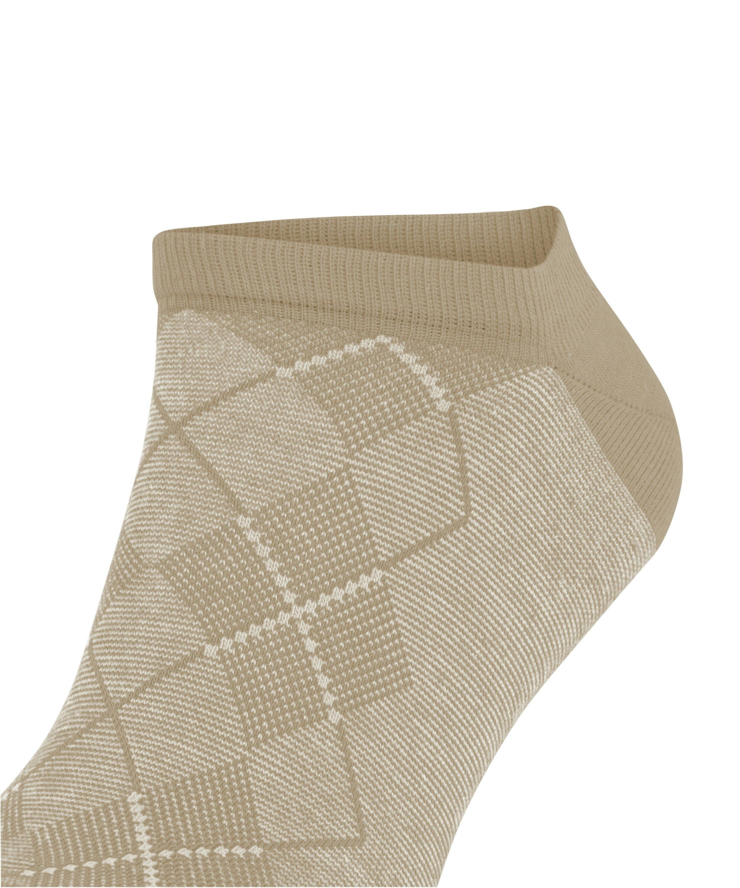 Burlington Carrington heren sneakersokken, bruin (desert sand)