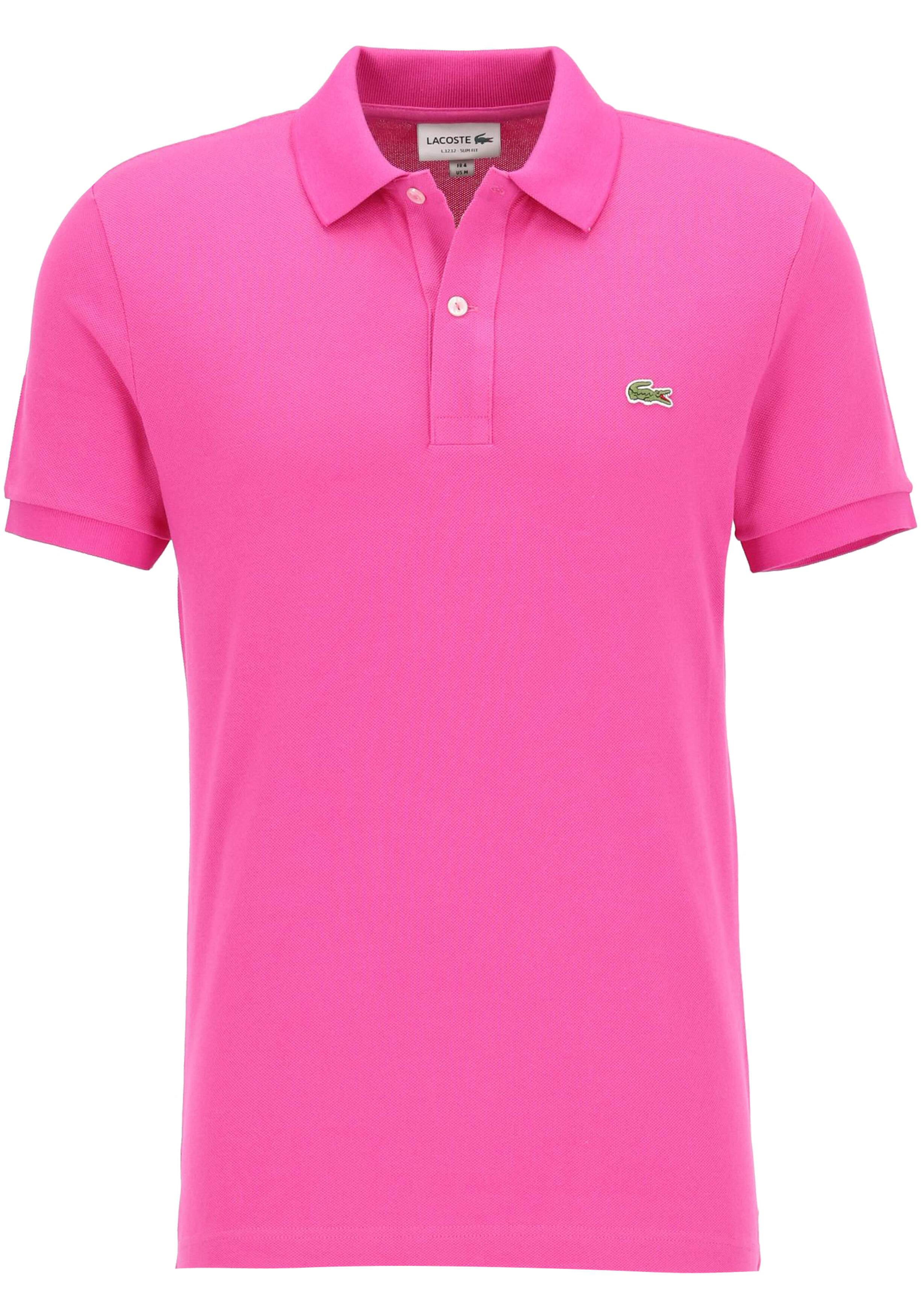 Fuchsia Slim Fit Shirt Dames RJ Bodywear Pure Color Dames Top (1