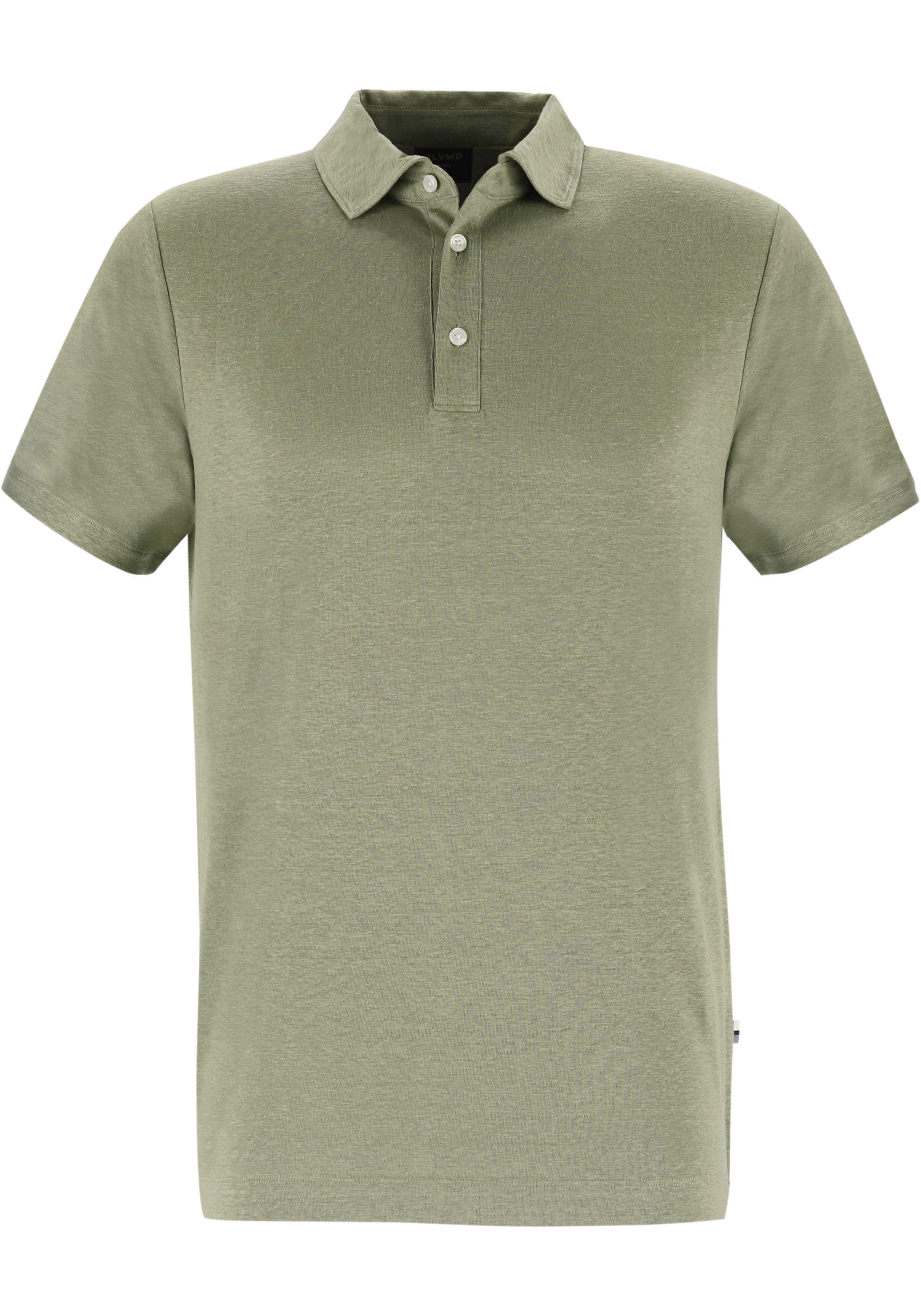 OLYMP Polo Casual, modern fit polo, olijfgroen