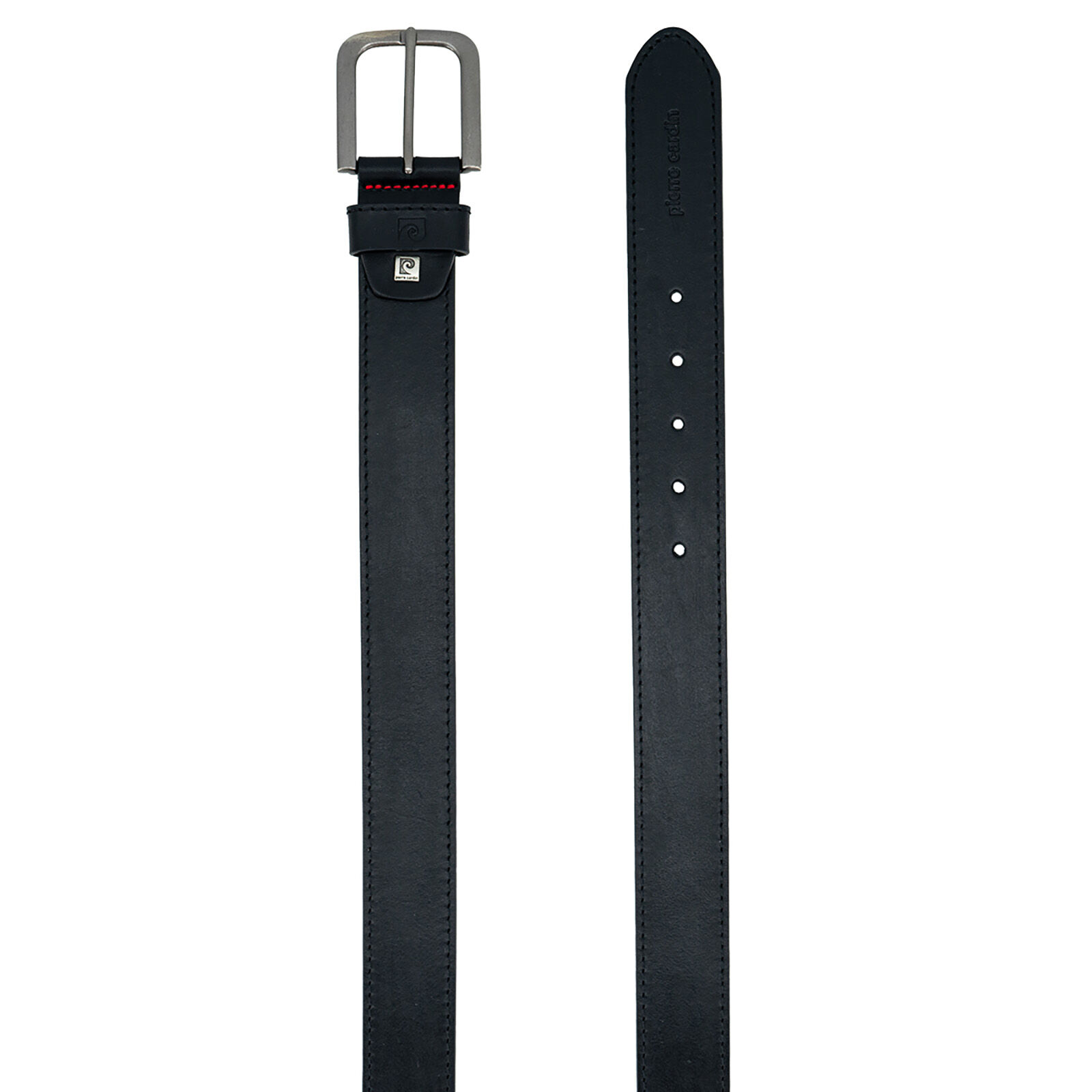 PIERRE CARDIN leren heren riem, zwart