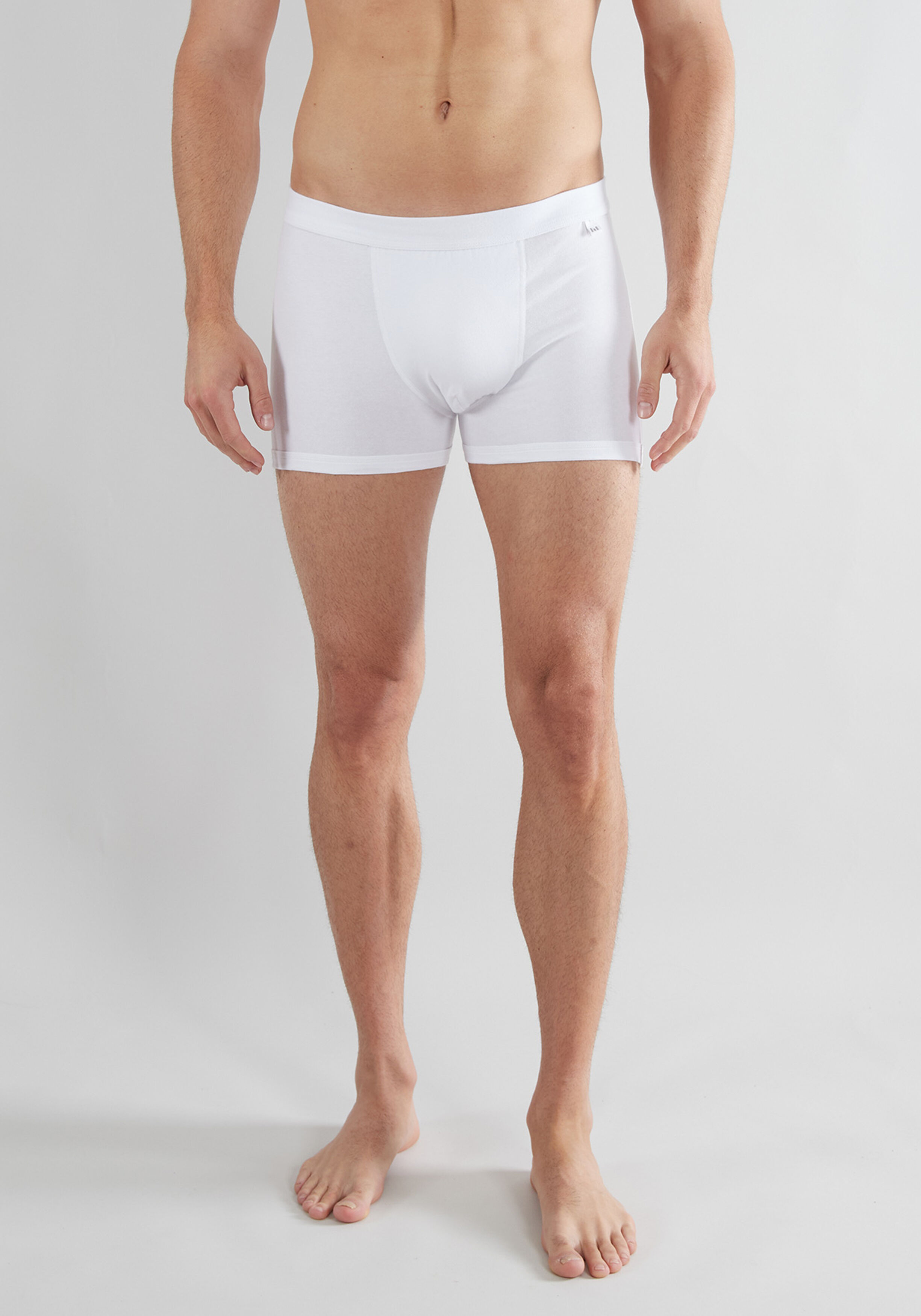 Gotzburg heren boxer normale lengte (2-pack), wit