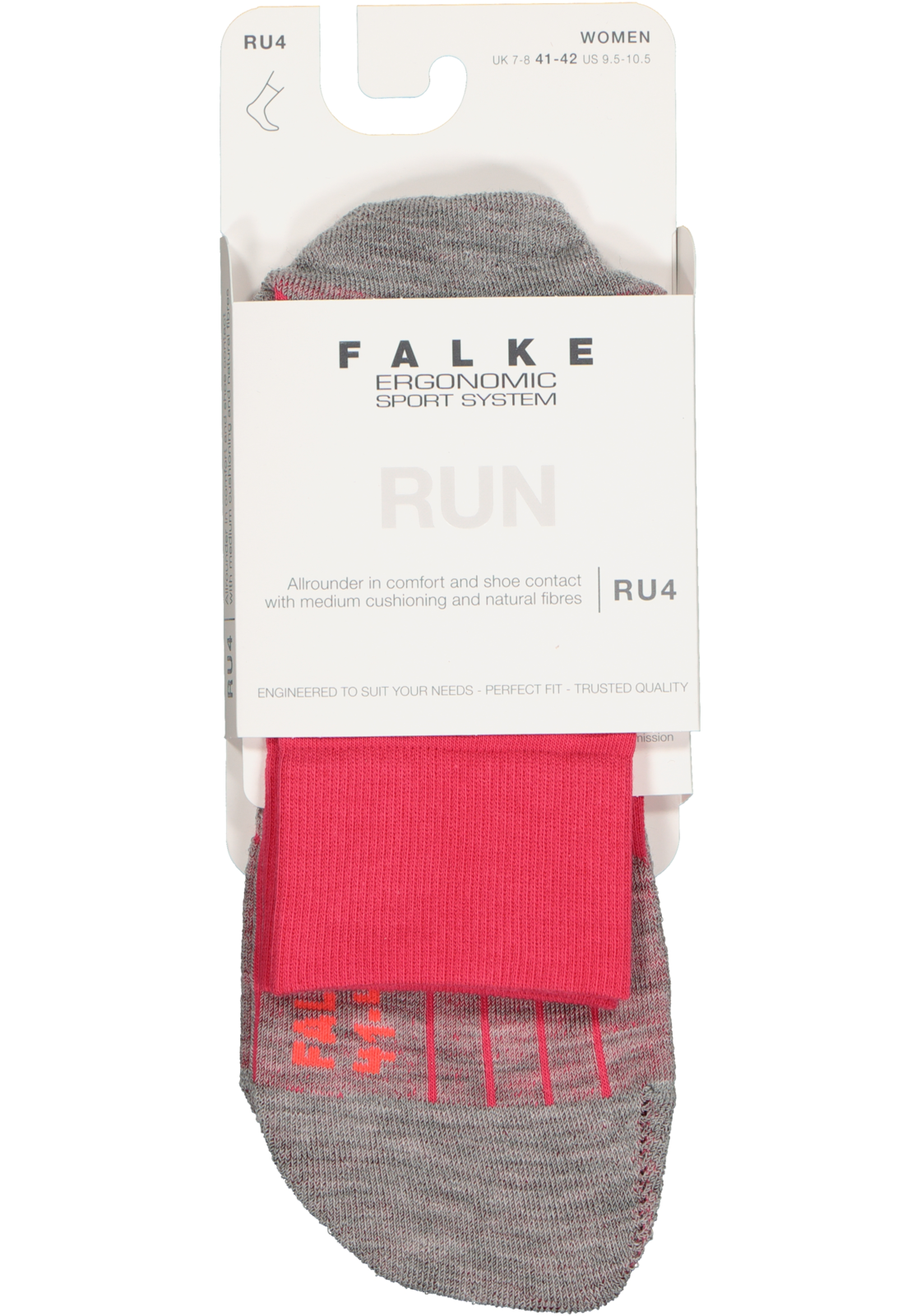 2-4043874080354_sok_HR FALKE RU4 dames hardloopsokken, roze-mix (rose)